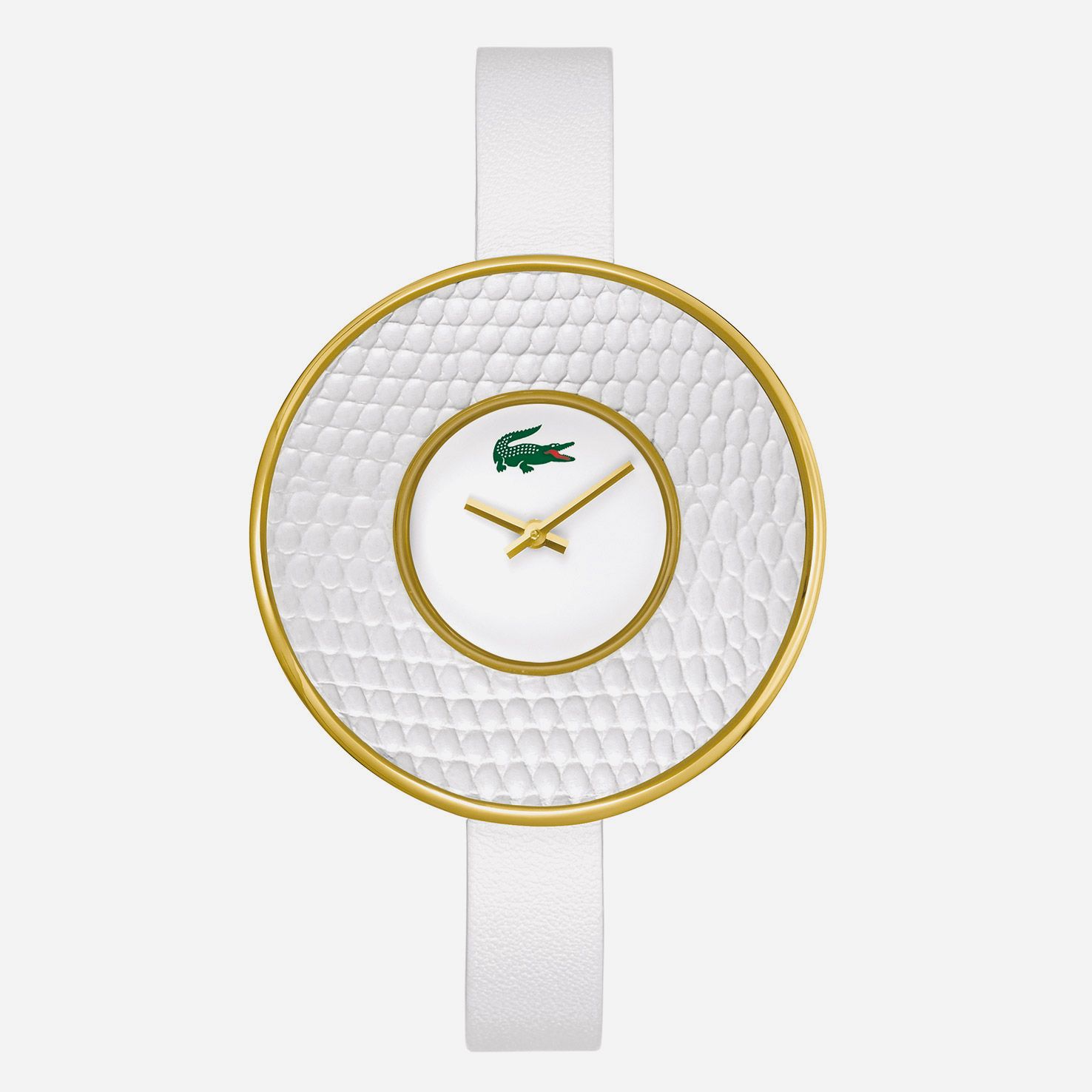 Figari leather strap watch