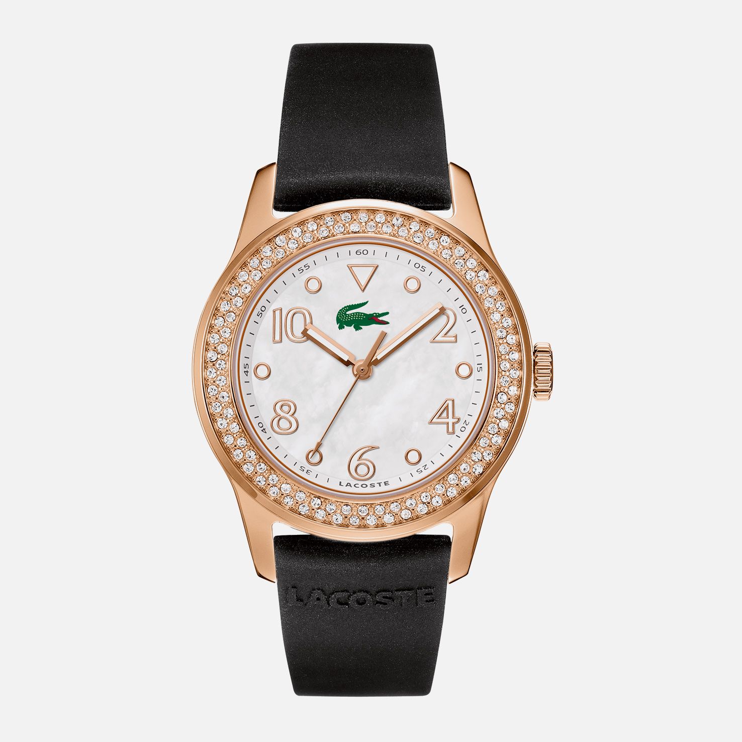 Lacoste Advantage silicone strap watch Women