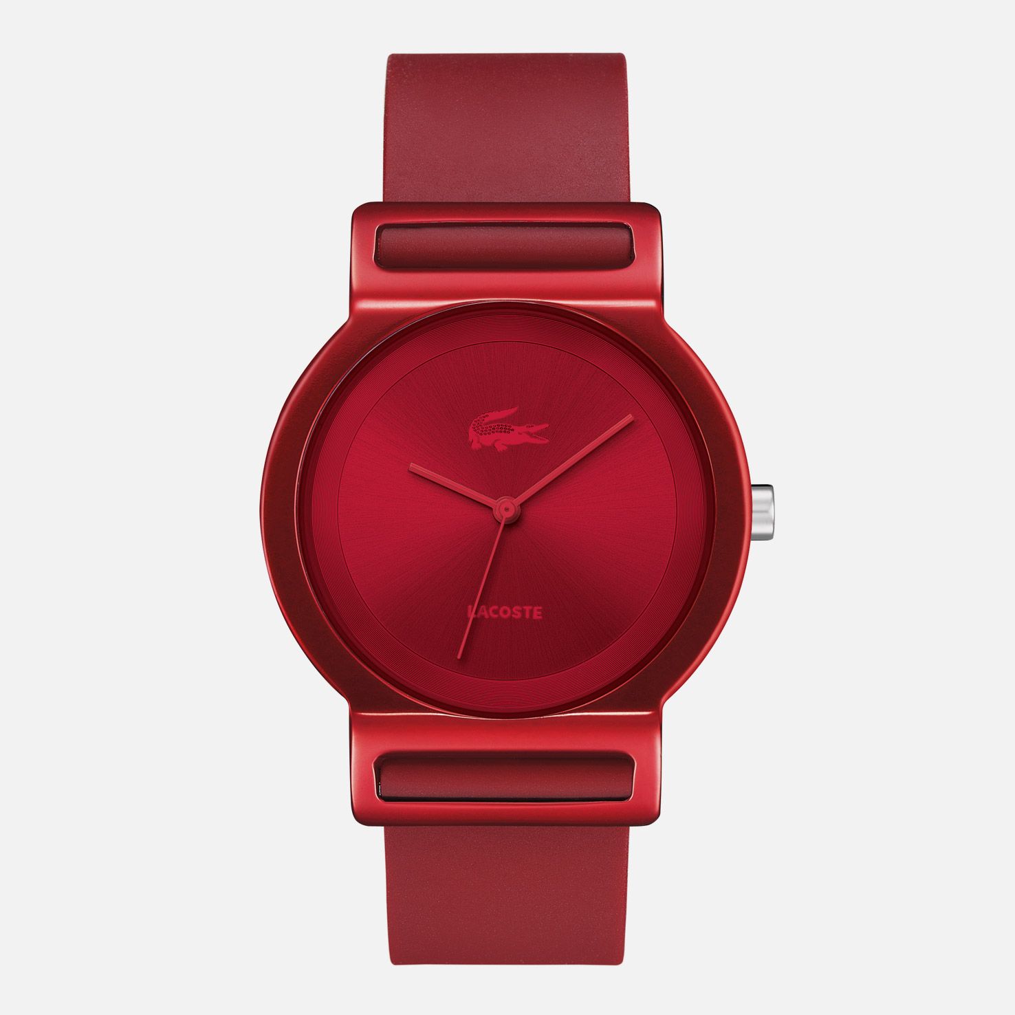 Lacoste Tokyo aluminum case and silicone strap watch Men
