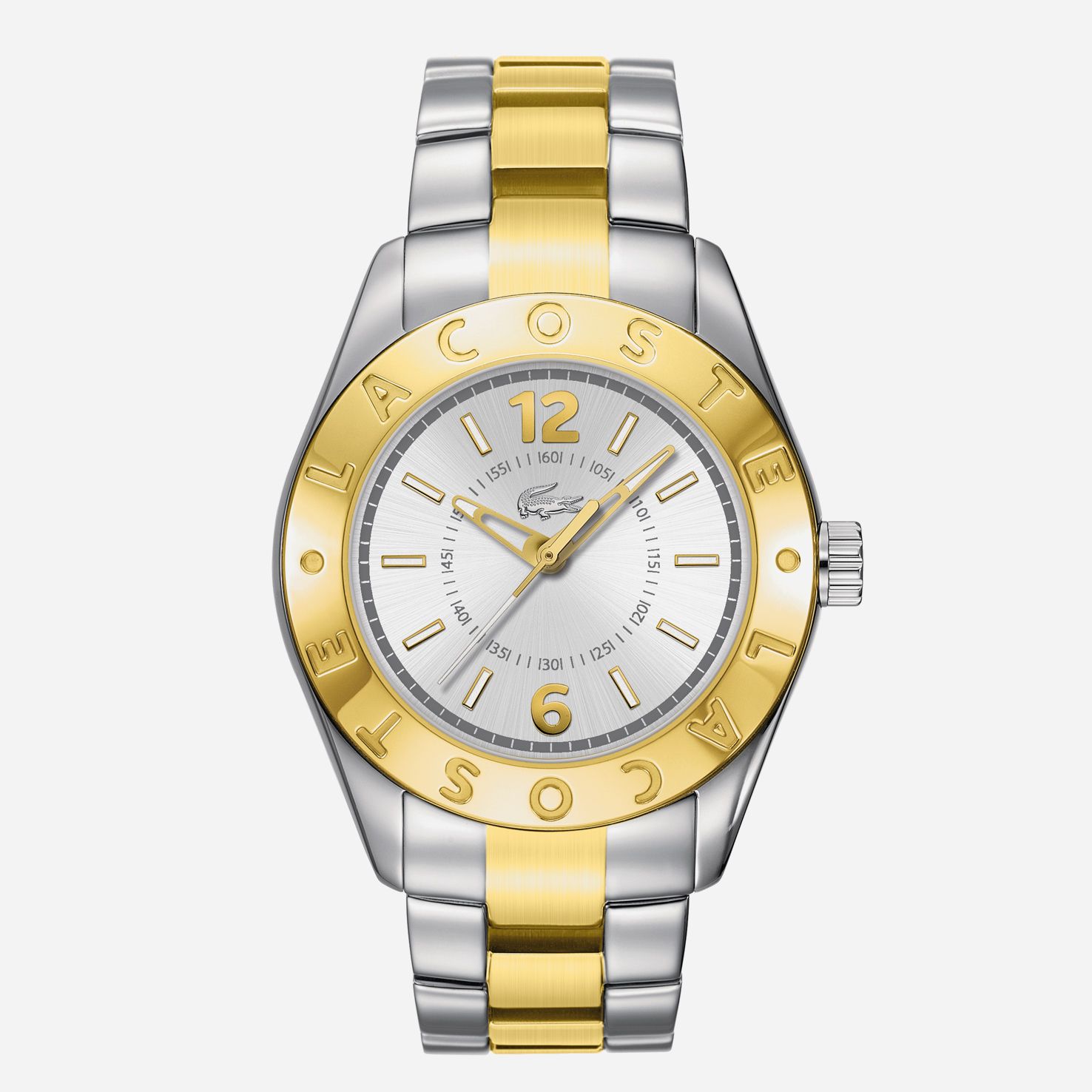 Lacoste Biarritz steel bracelet watch Women