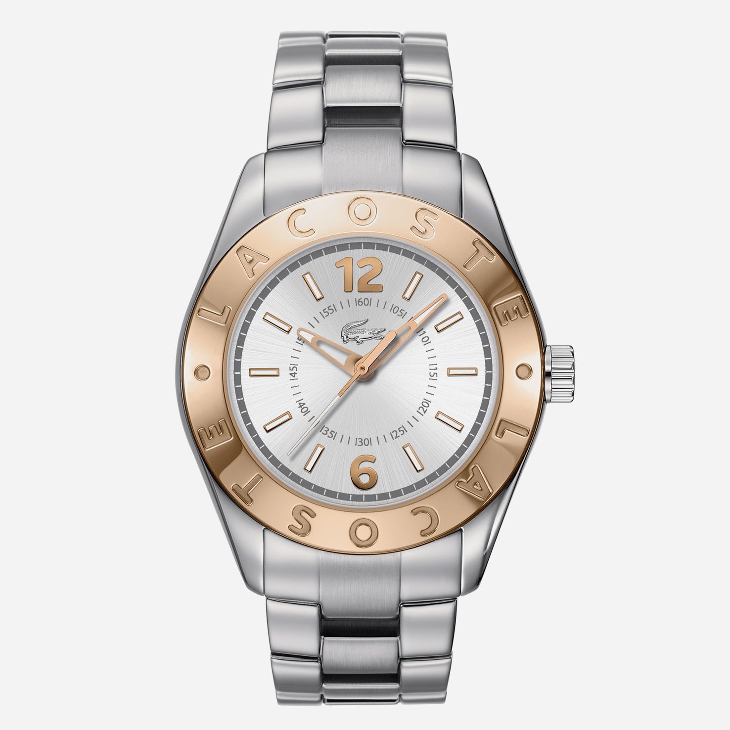 Lacoste Biarritz steel bracelet watch Women