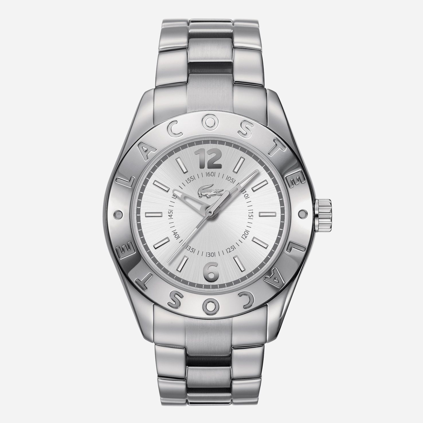 Lacoste Biarritz steel bracelet watch Women