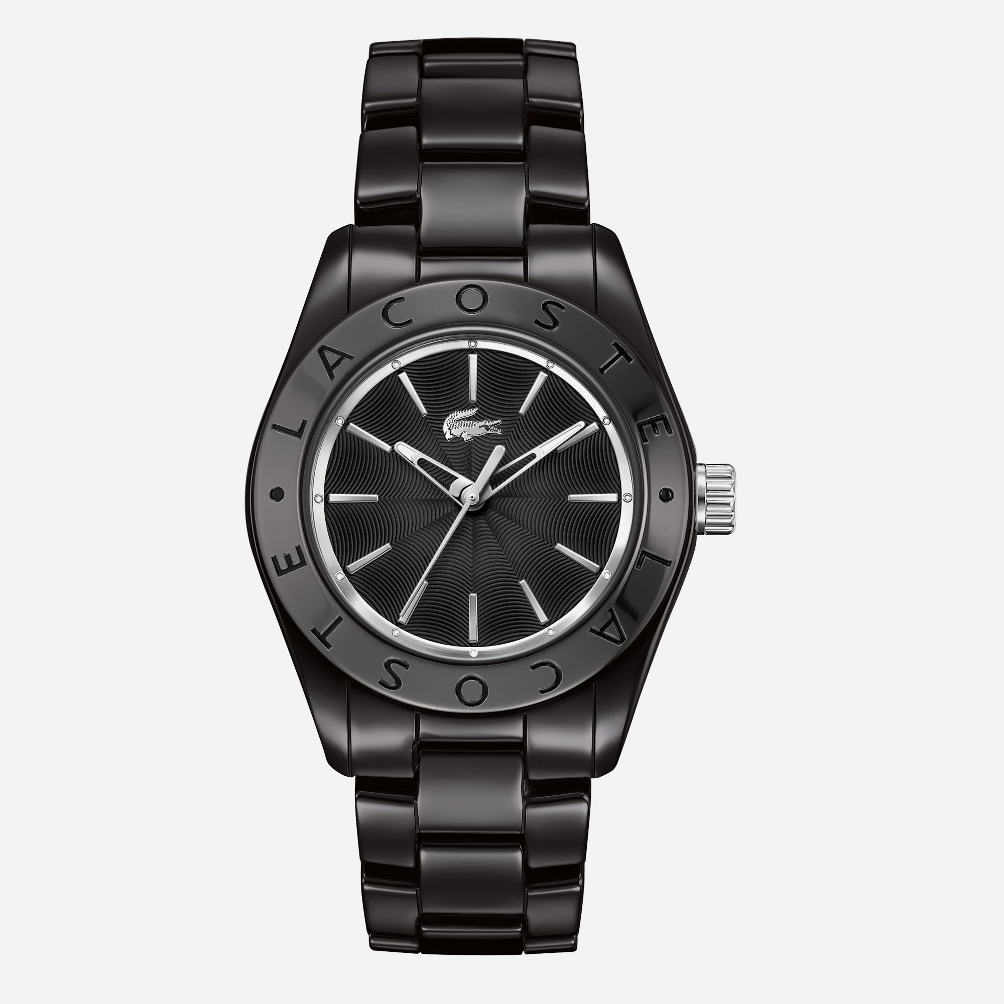 Lacoste Biarritz ceramic bracelet watch Women