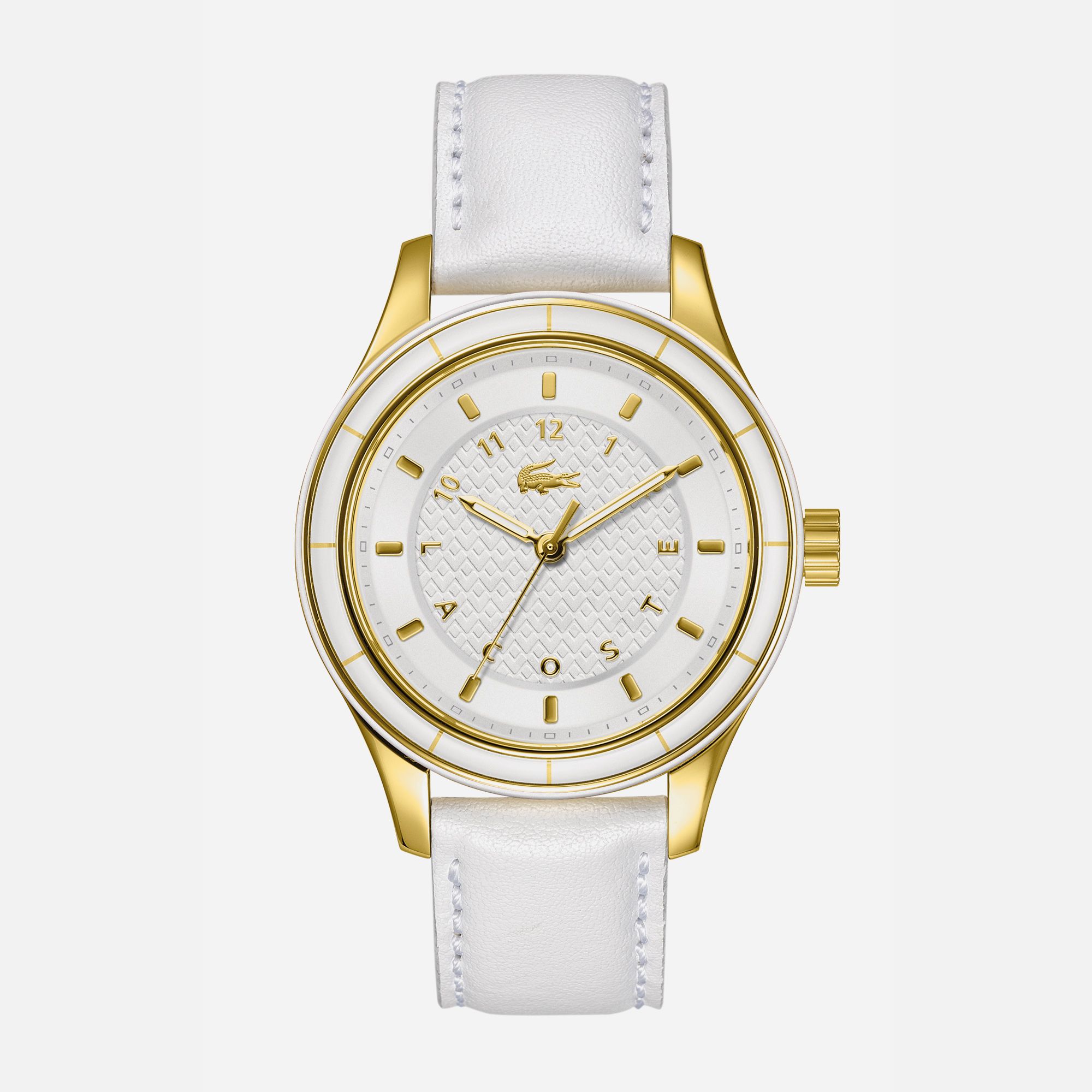 Lacoste Sydney leather strap watch Men