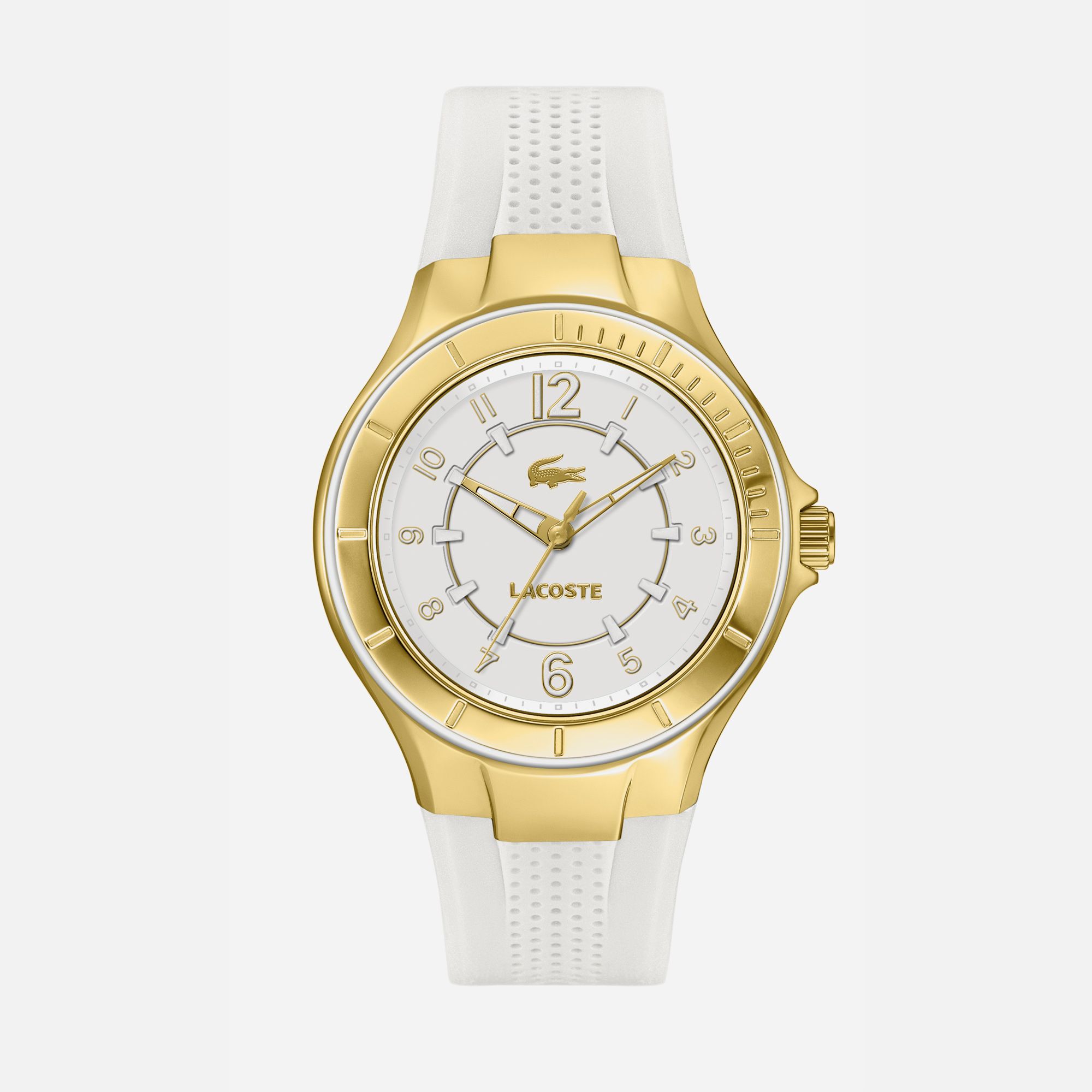 Lacoste Acapulco silicone strap watch Women