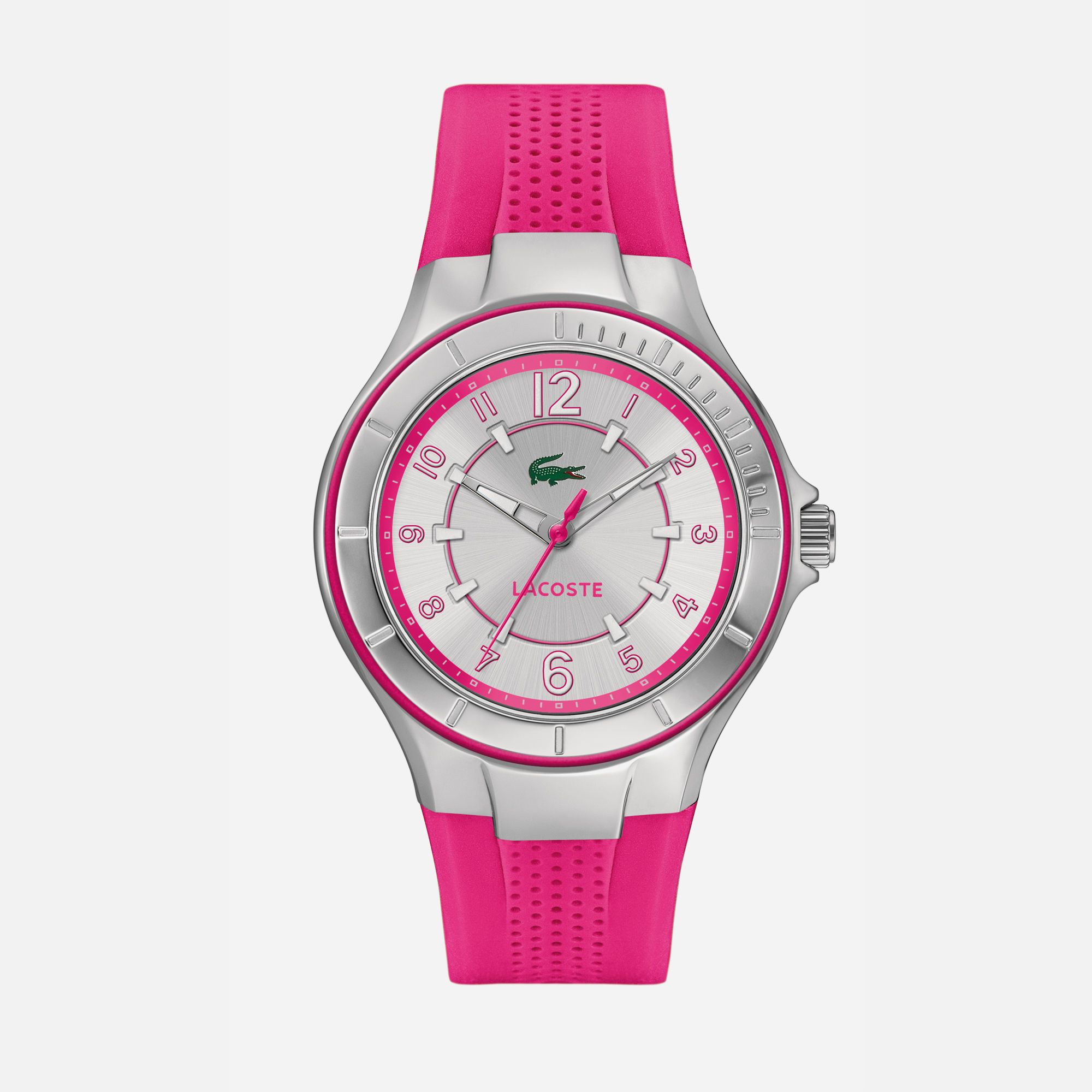 Lacoste Acapulco silicone strap watch Women