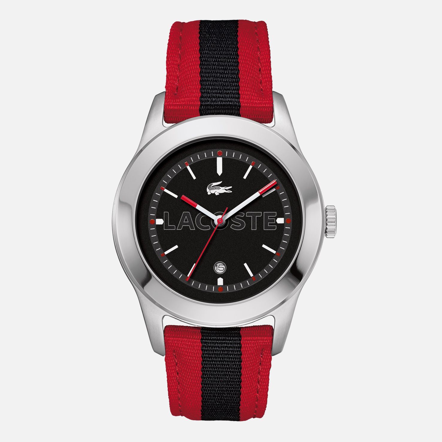 Lacoste Advantage textile strap watch Men