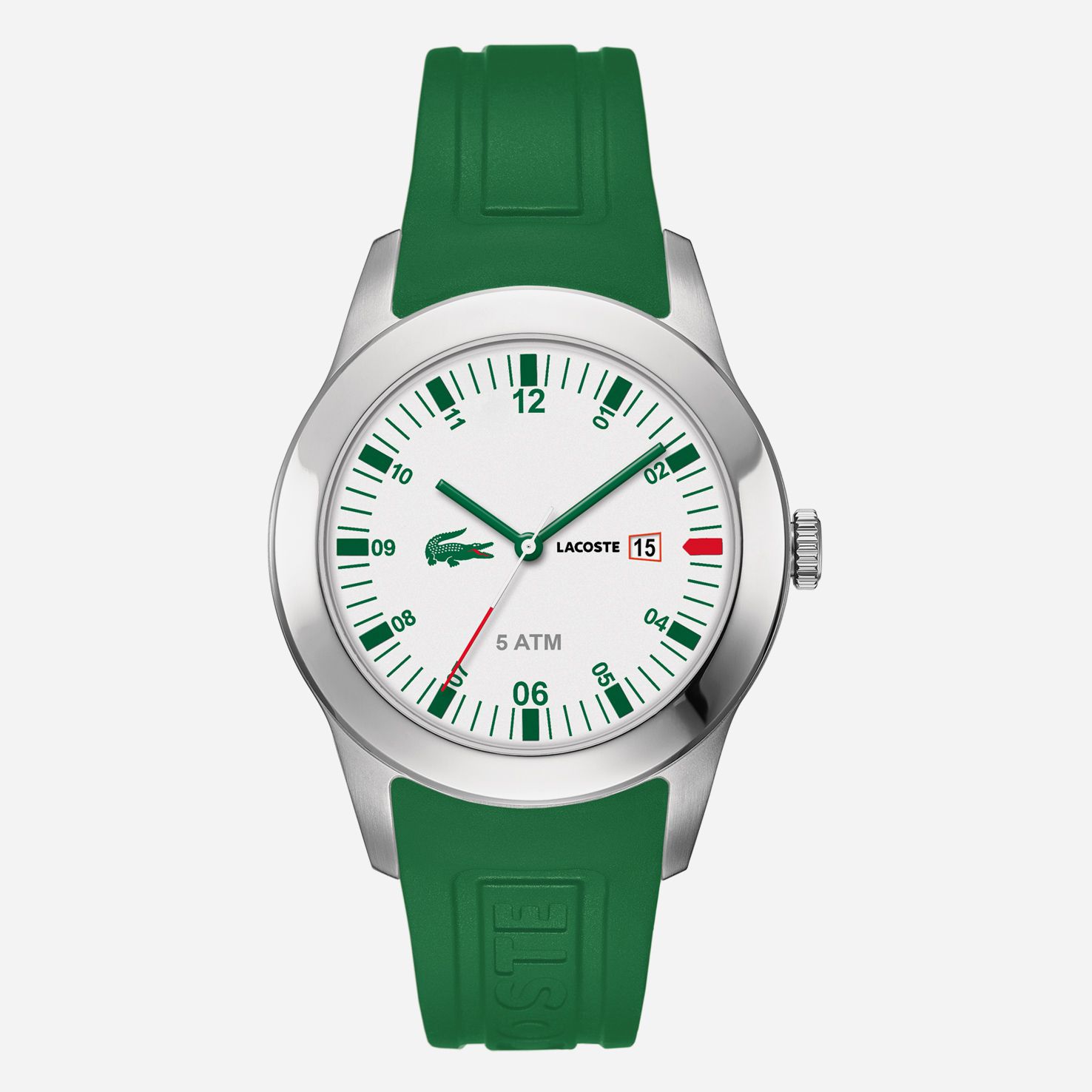Lacoste Advantage silicone strap watch Men