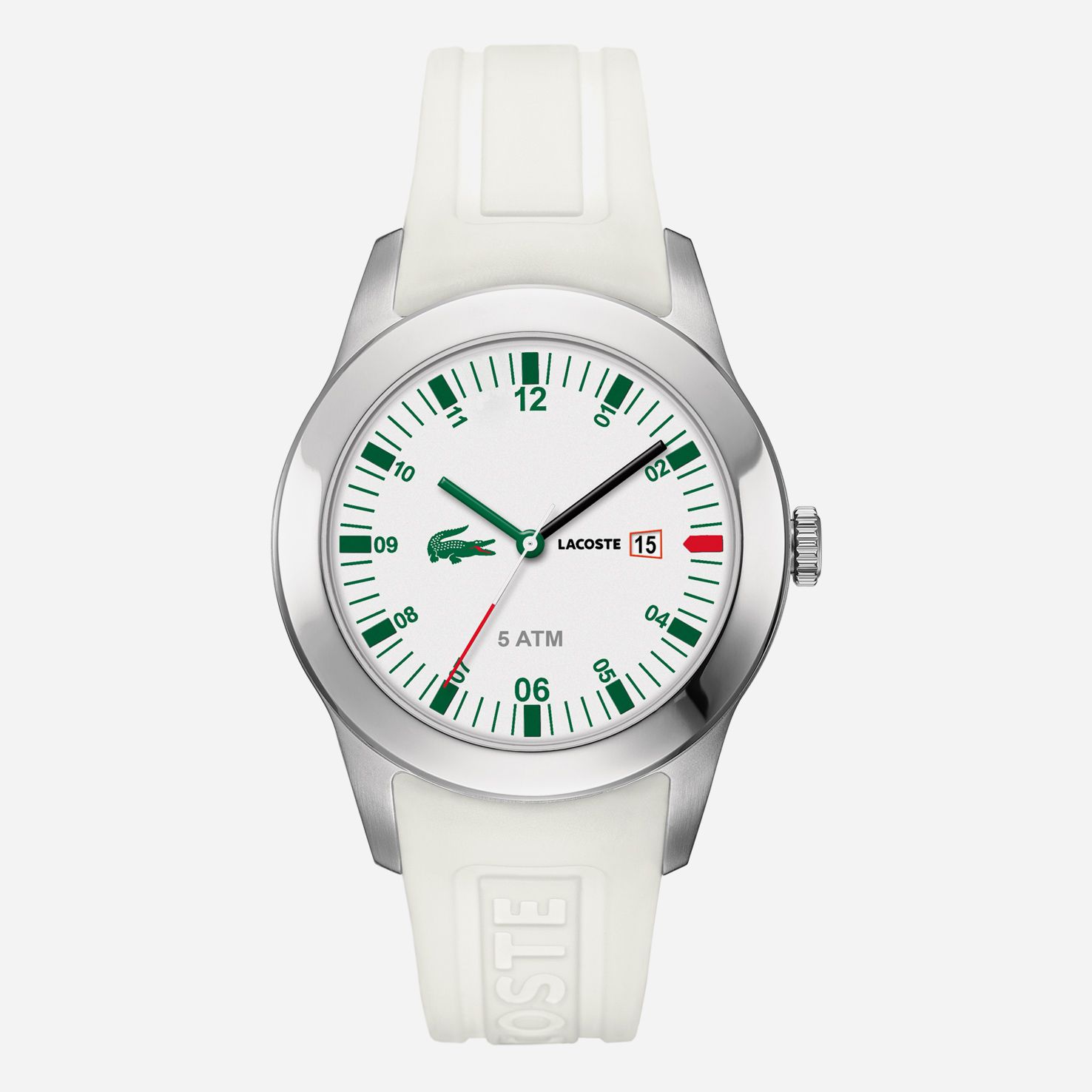 Lacoste Advantage silicone strap watch Men