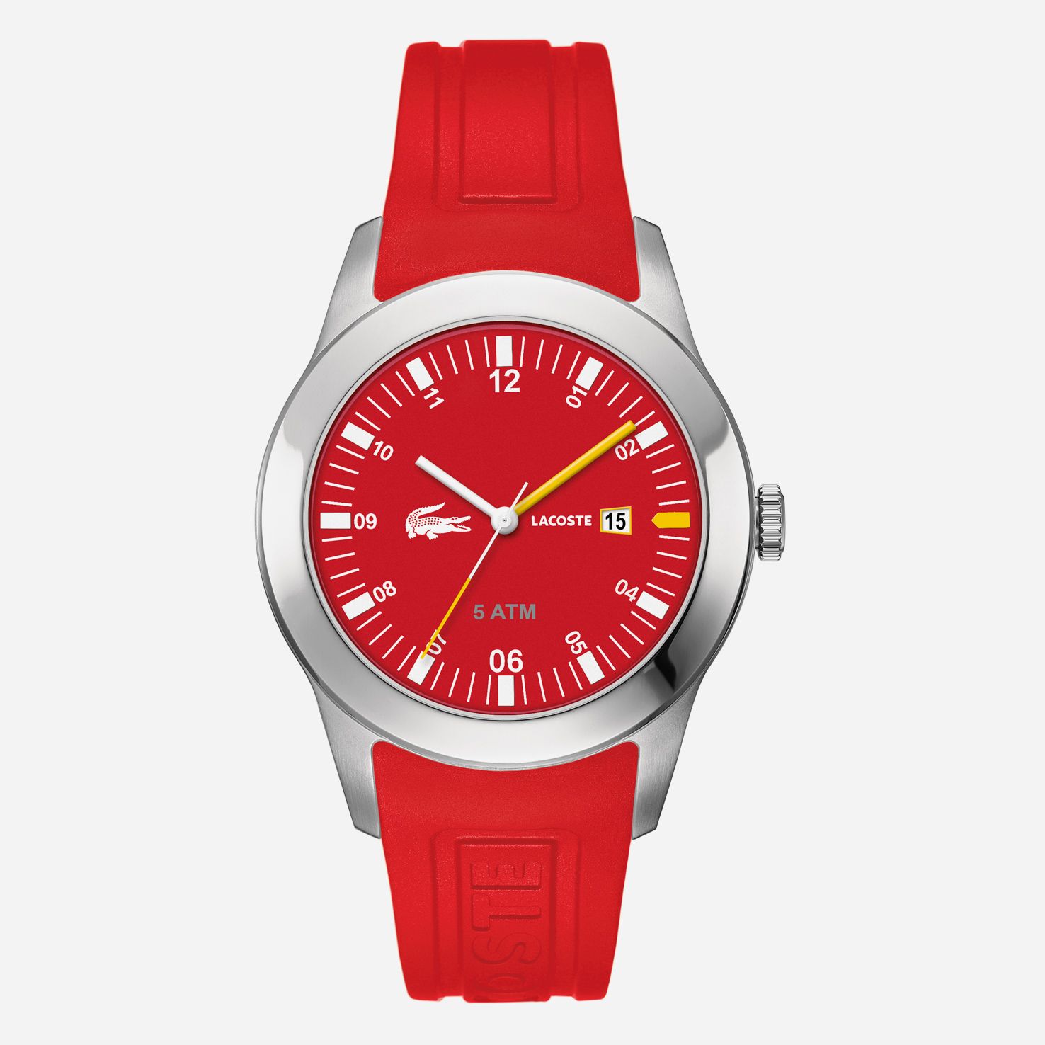 Lacoste Advantage silicone strap watch Men