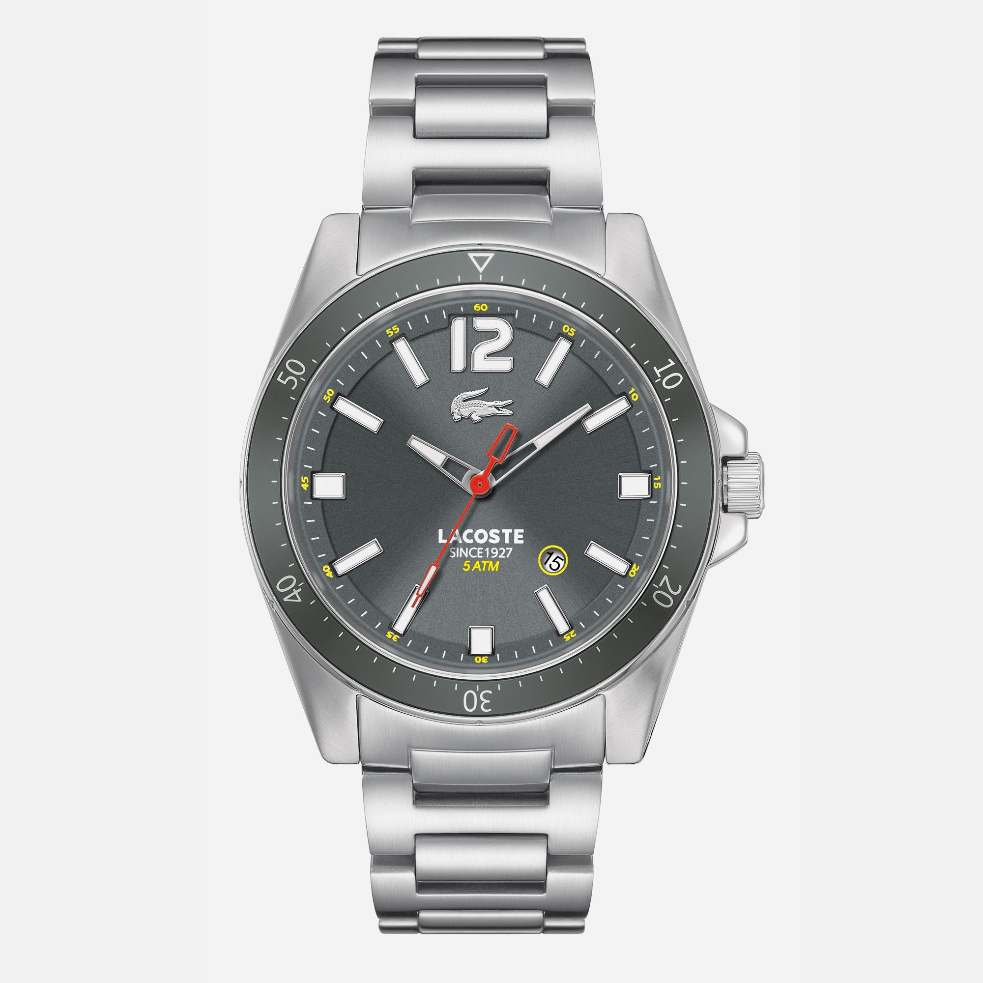 Lacoste Seattle stainless steel bracelet watch Men