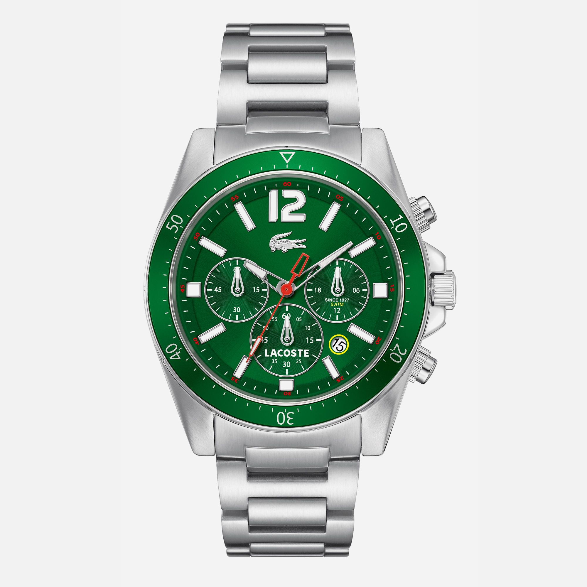 Lacoste Seattle chrono stainless steel bracelet Men