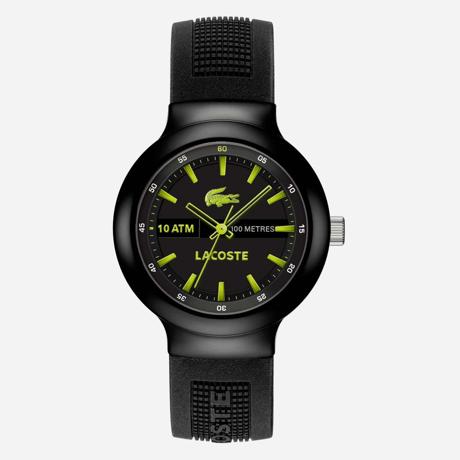 Lacoste Borneo silicone strap watch Men
