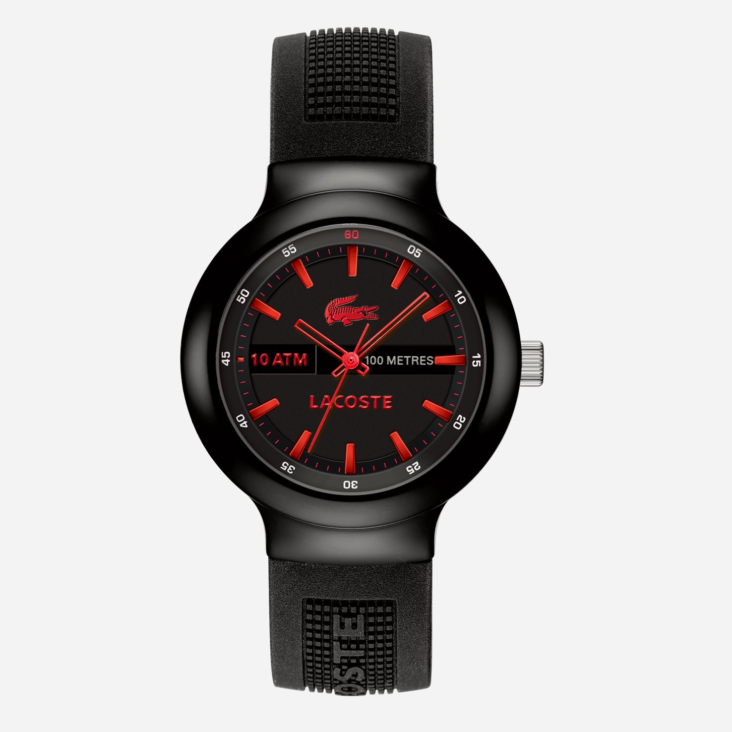 Lacoste Borneo silicone strap watch Men
