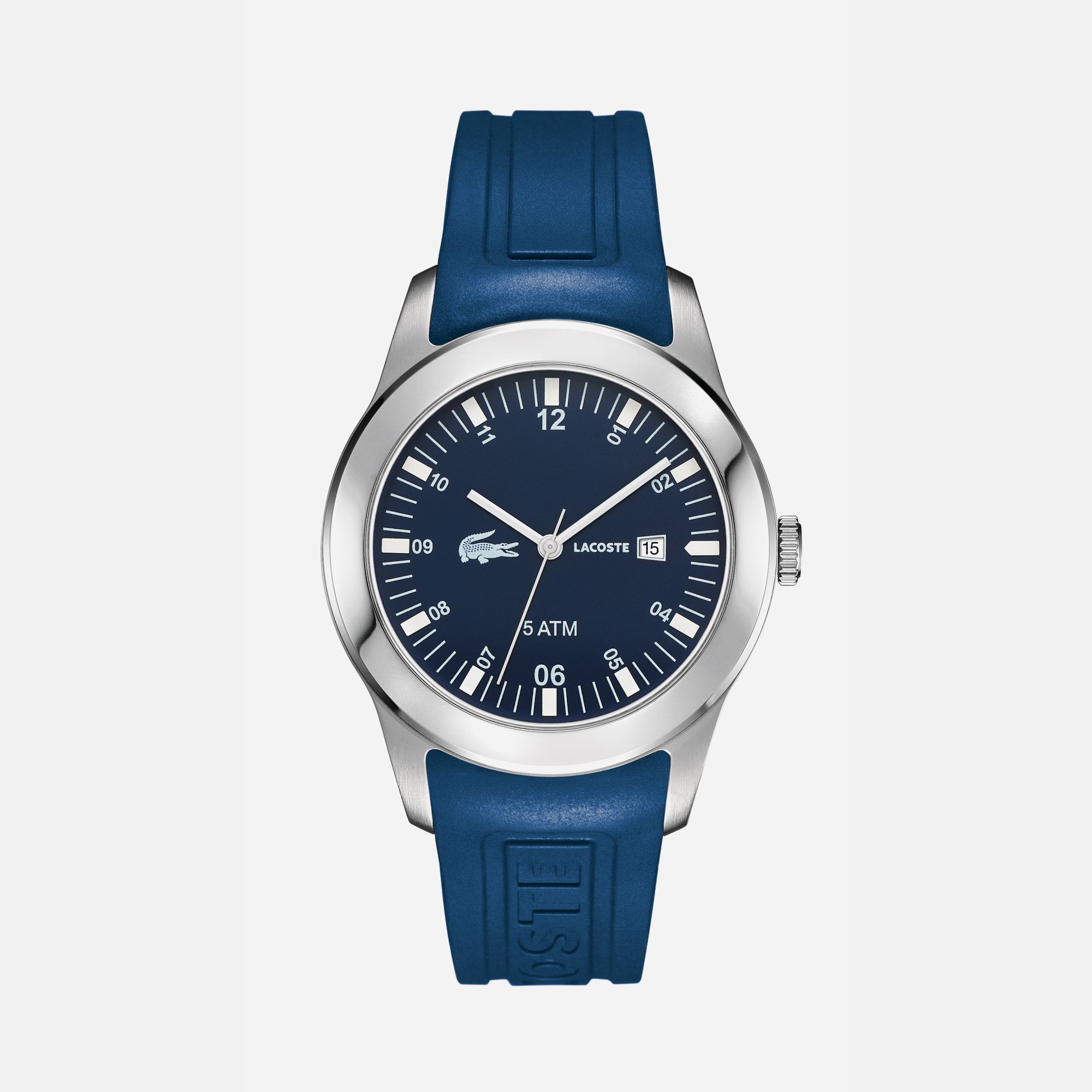 Lacoste Iconic Advantage silicone strap watch Men