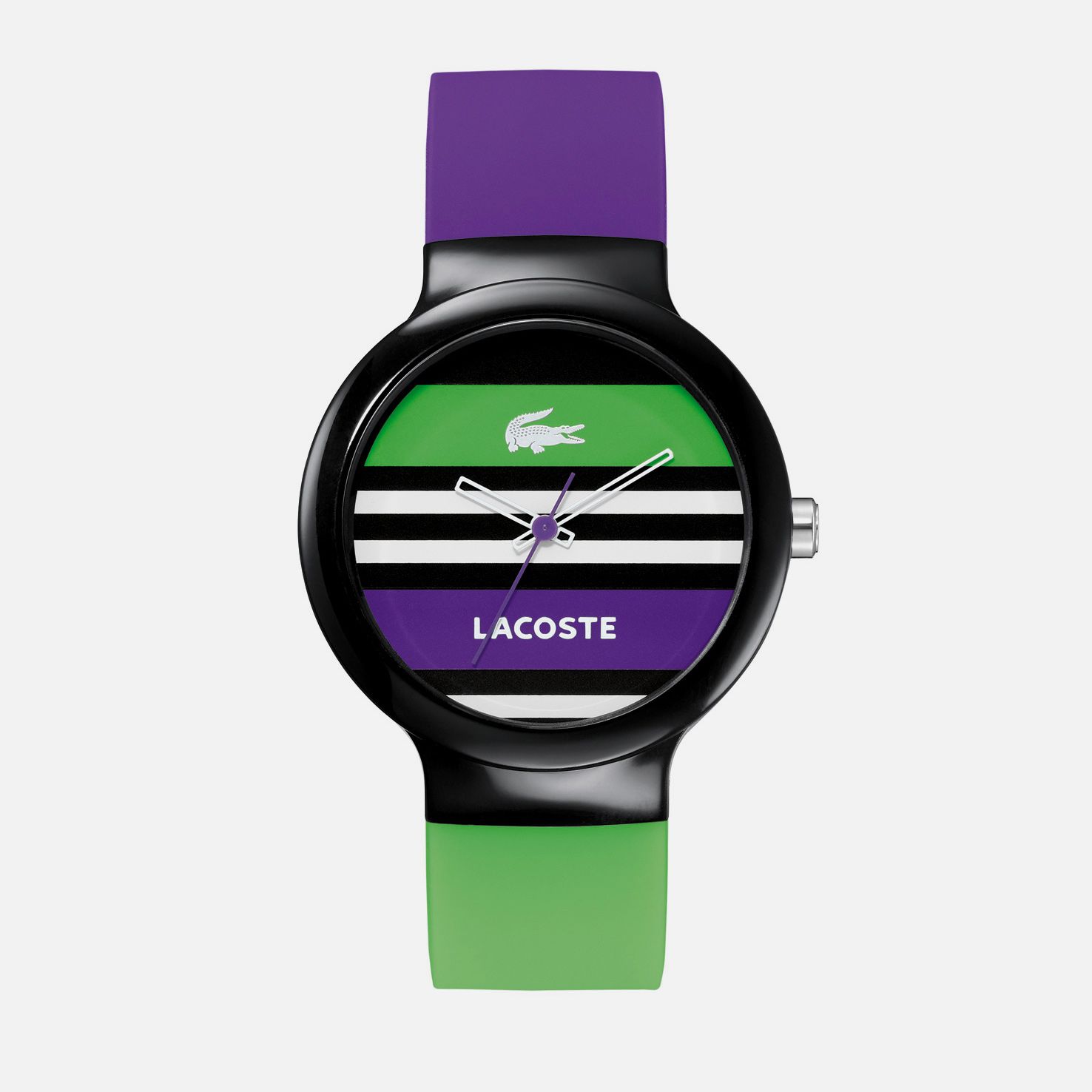 Goa printed silicone strap watch