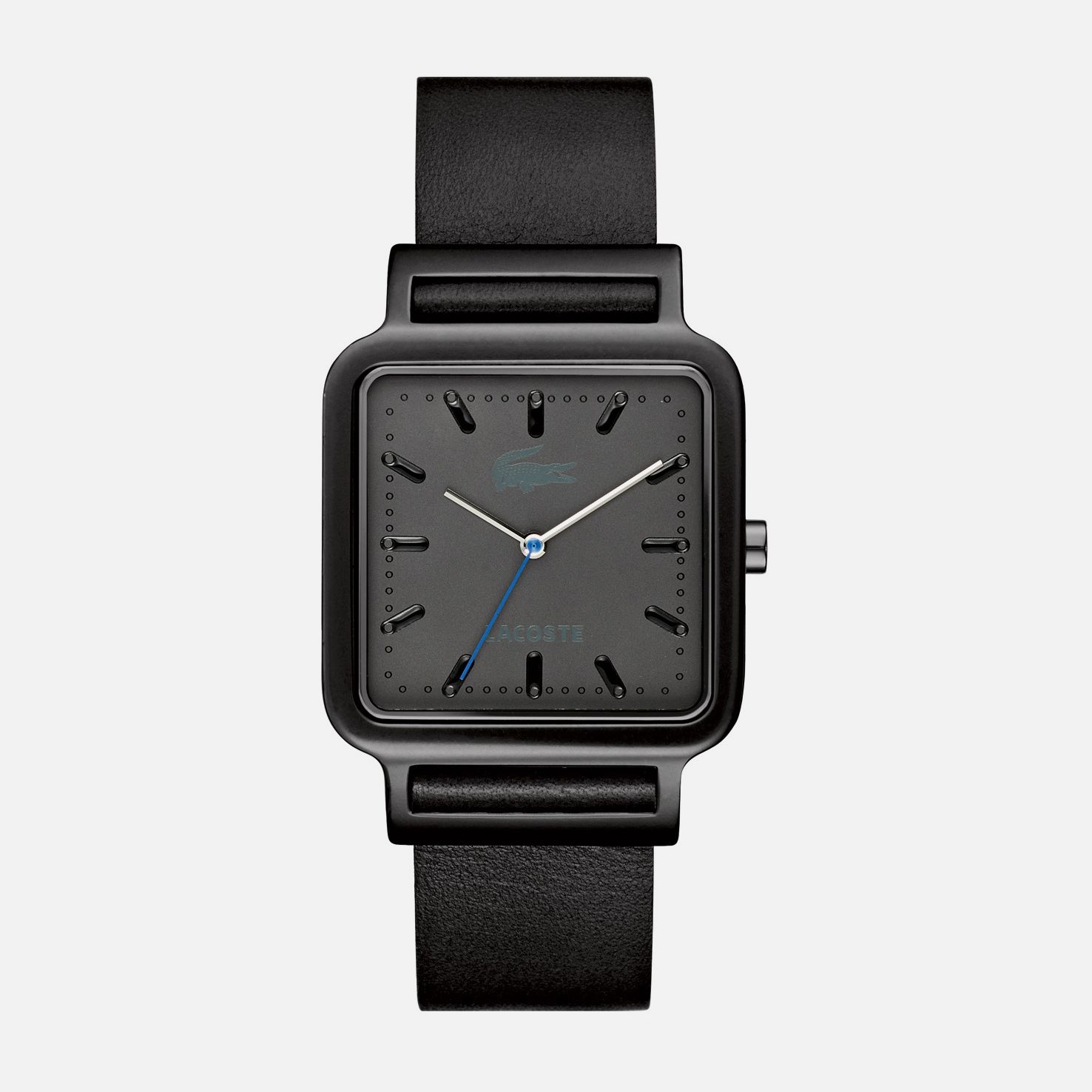 Osaka aluminum case and leather strap watch