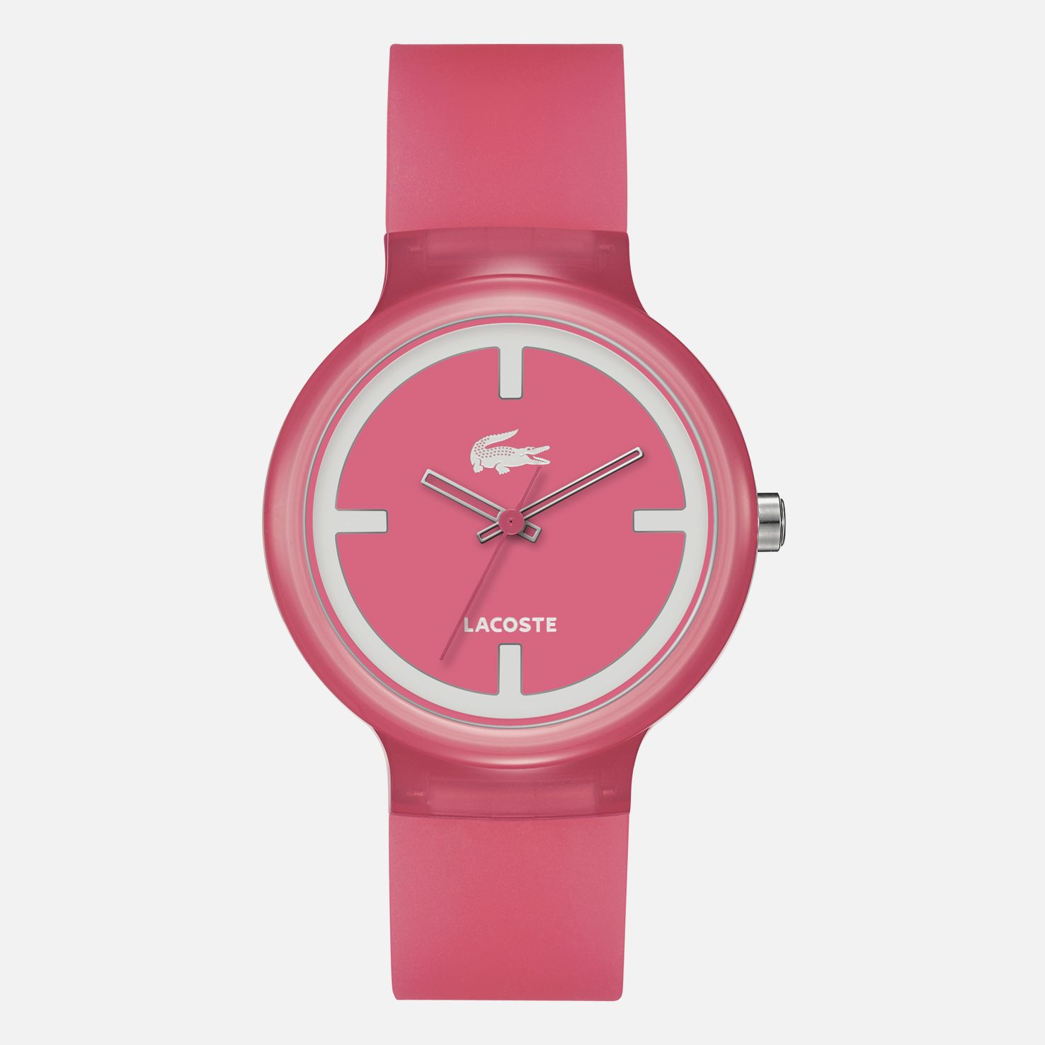 Lacoste Goa semi-transparent silicone strap watch Men