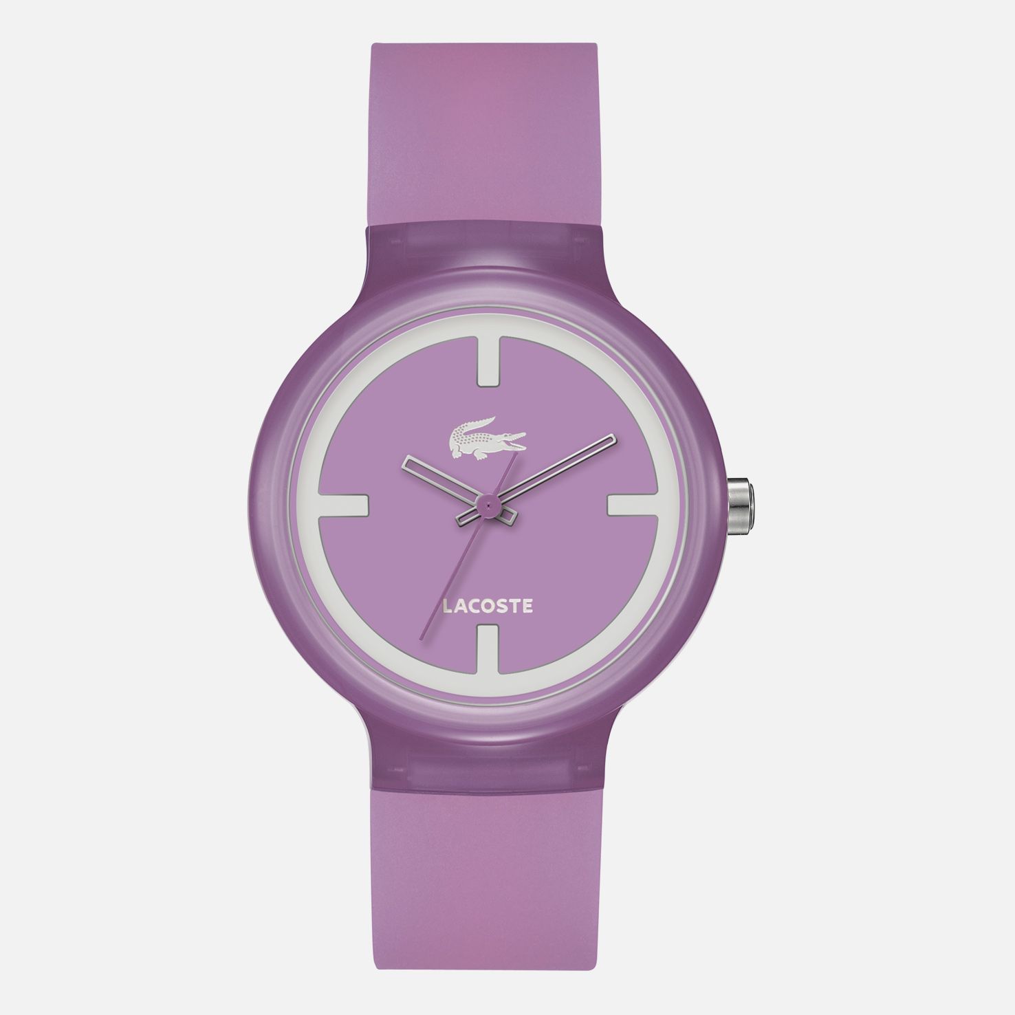 Lacoste Goa semi-transparent silicone strap watch Men