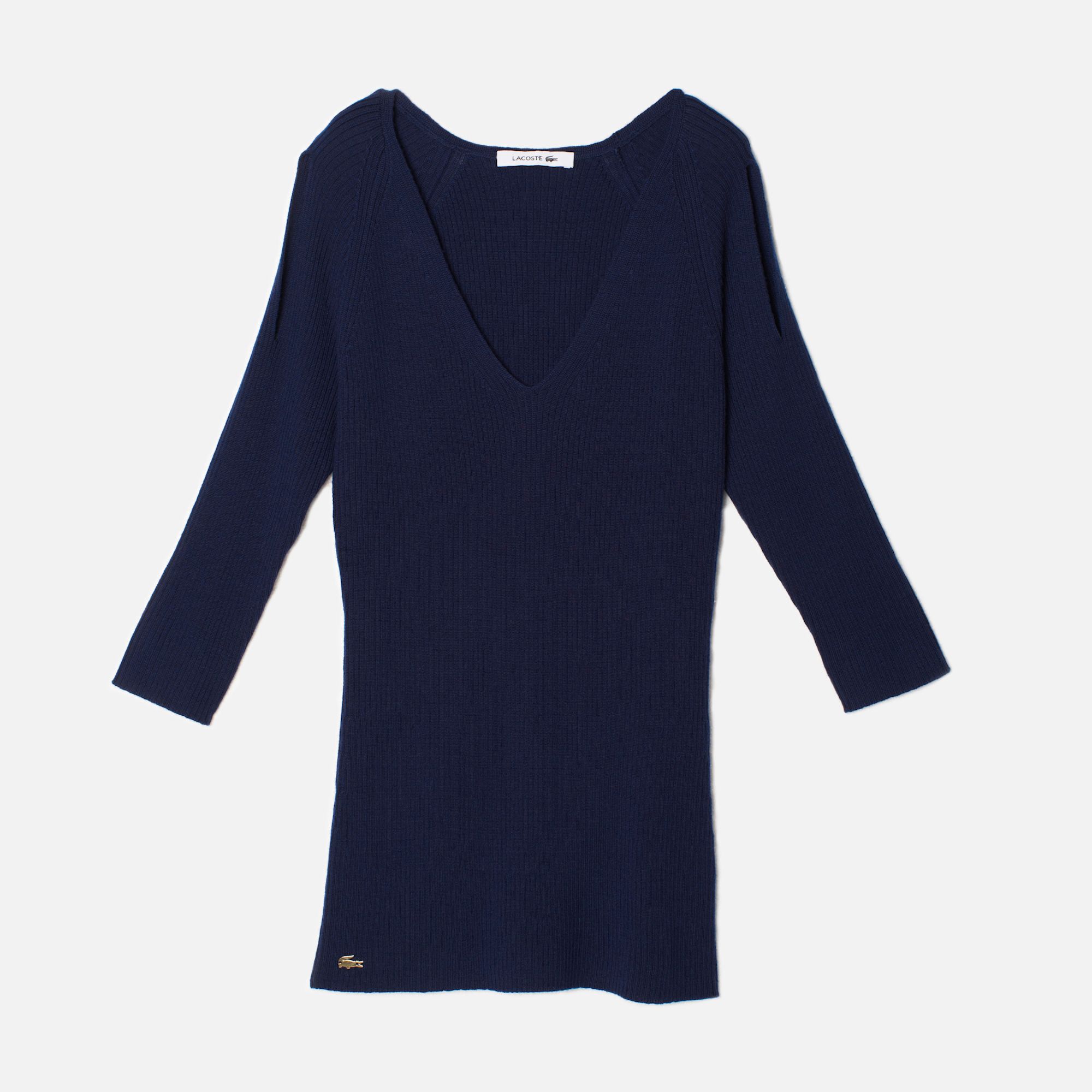 Lacoste Wool sweater with bare shoulders Women
