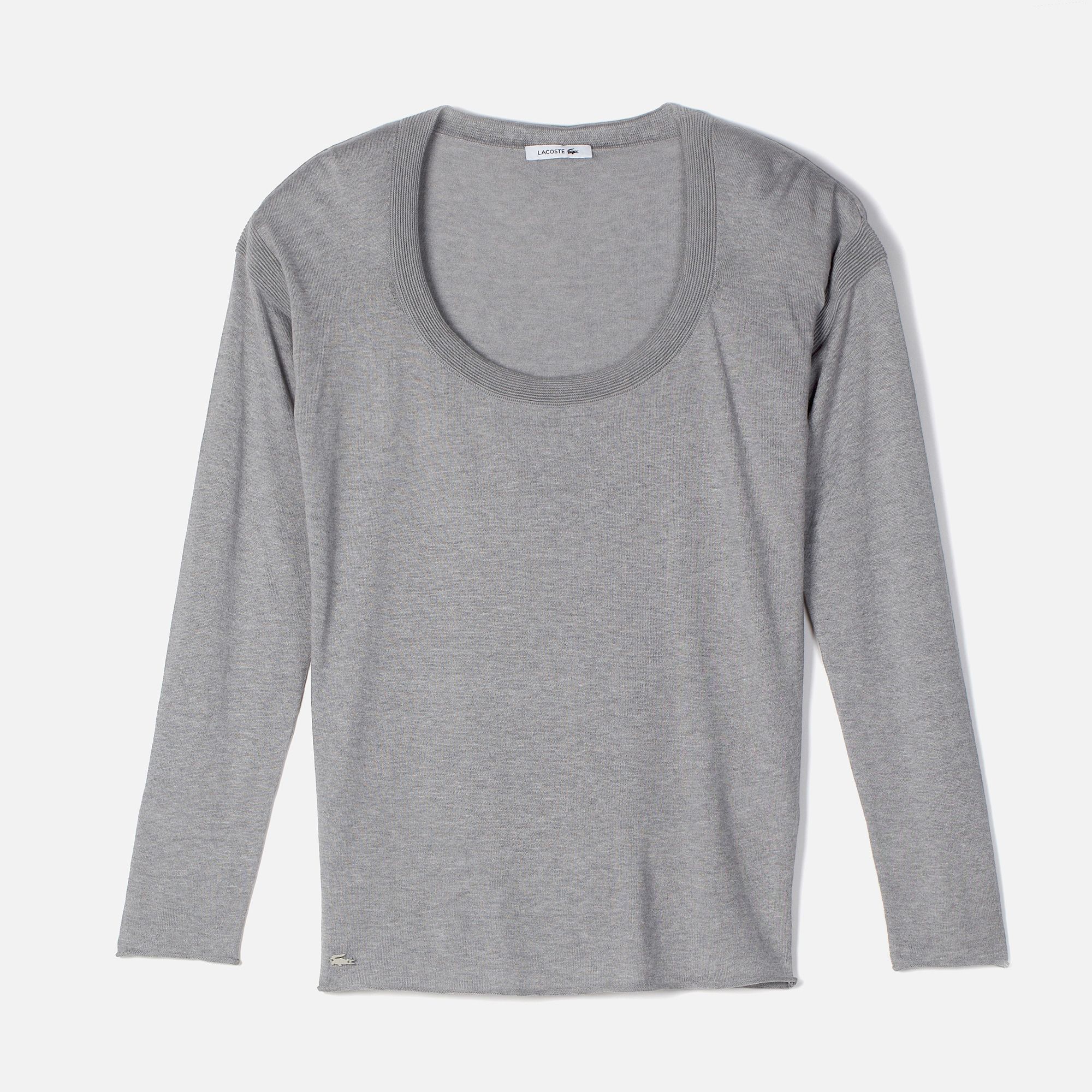 Lacoste Full sweater in cotton and silk. Women