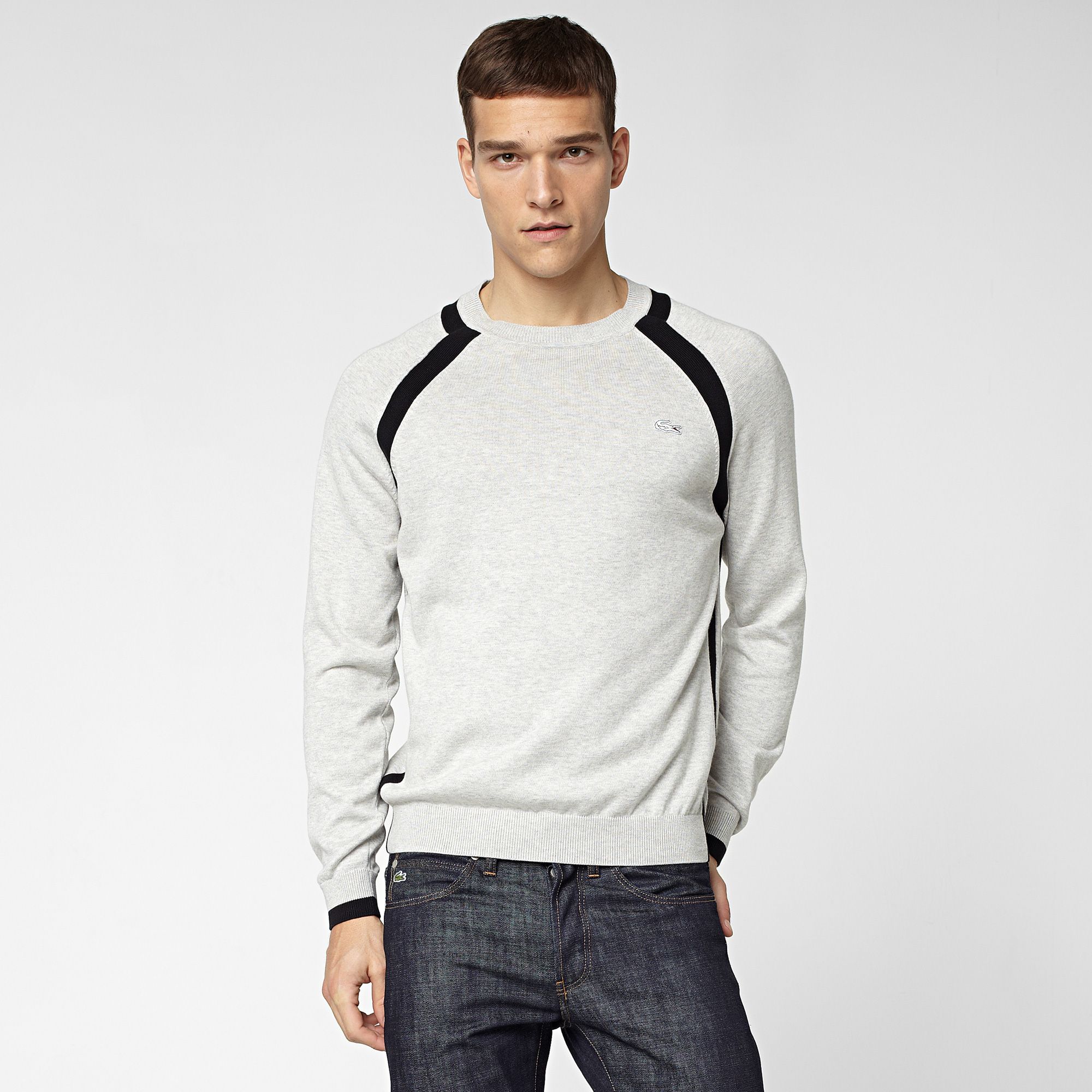 Lacoste Casual Sport sweater with stripes Men