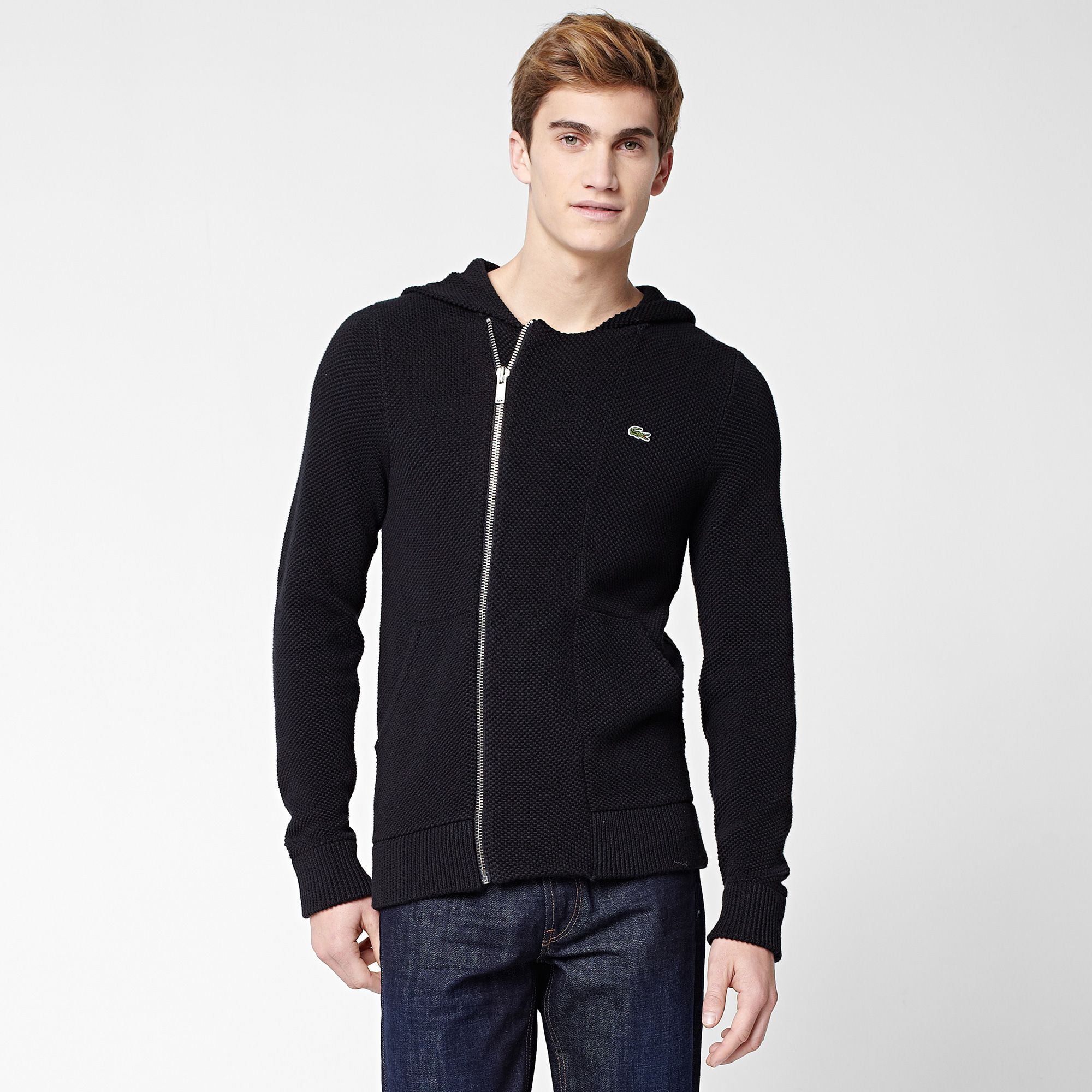 Lacoste Hooded zipped gilet Men