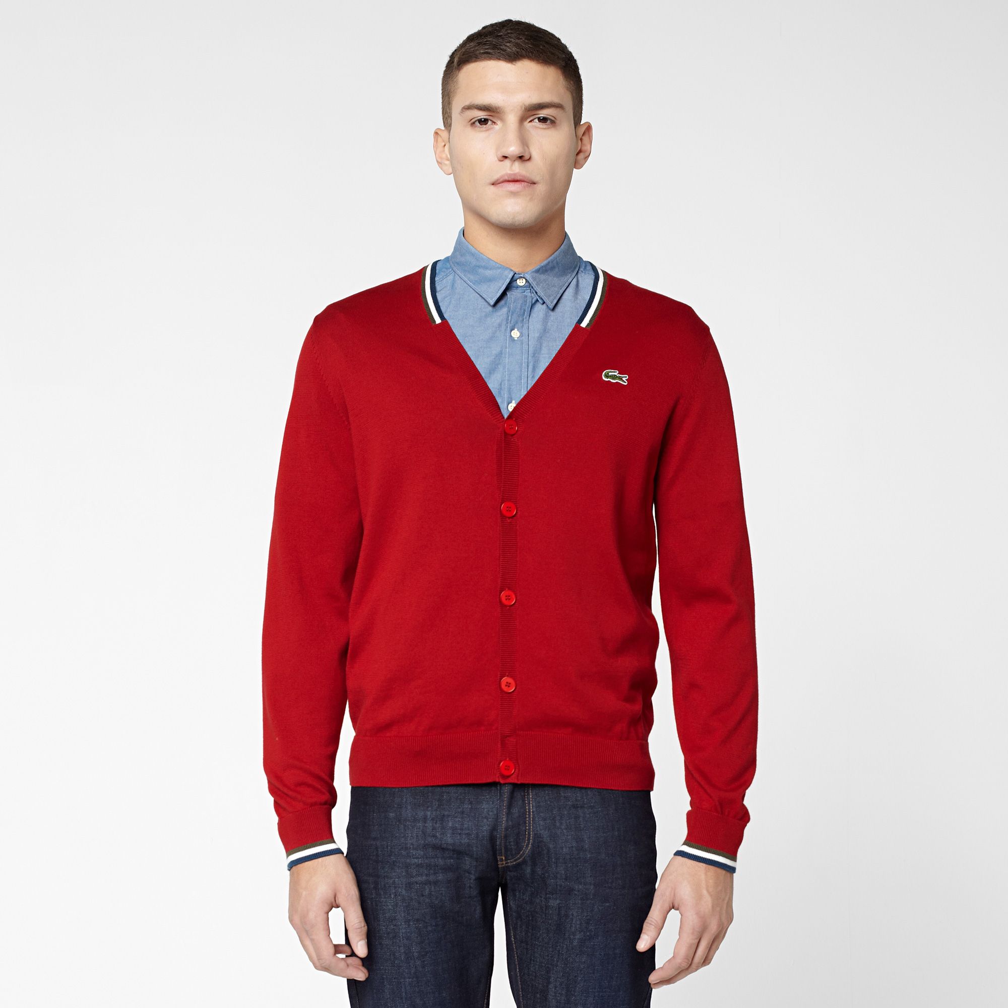  Lacoste Live V-neck cardigan Men