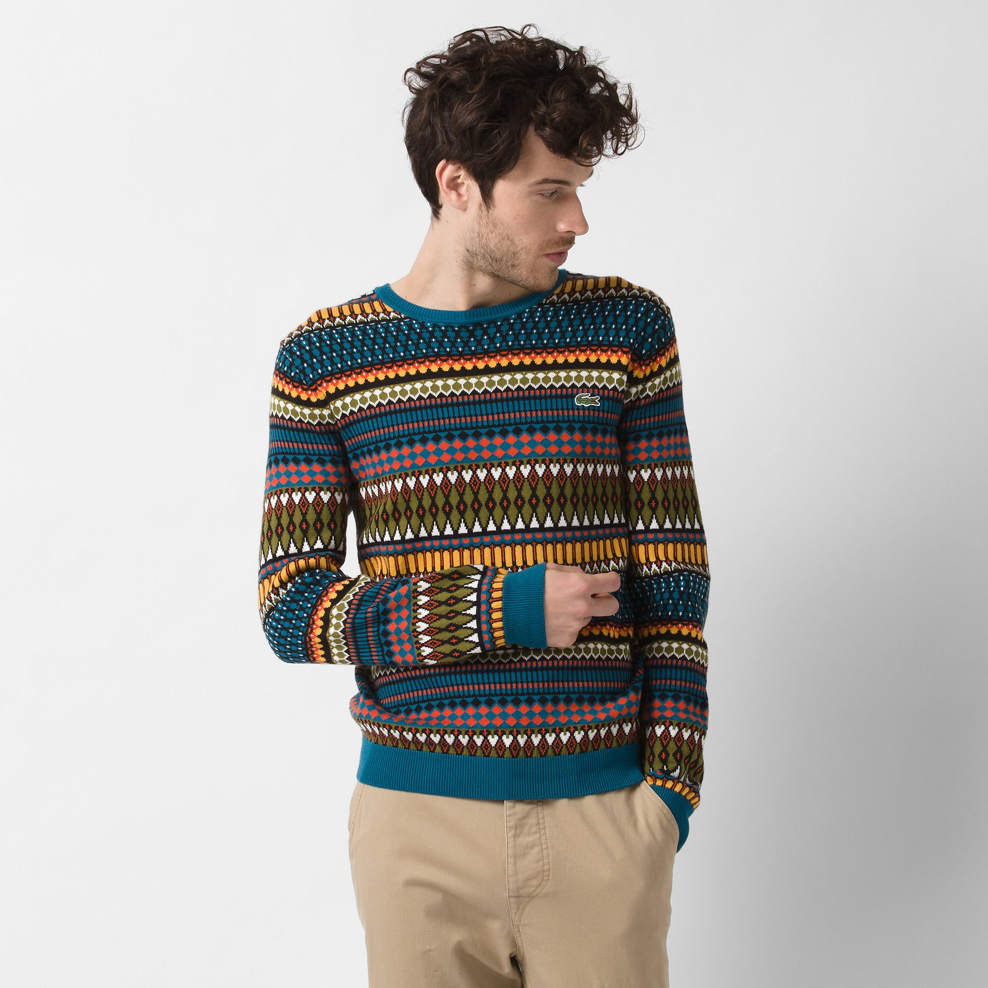  Lacoste Live jacquard sweater Men