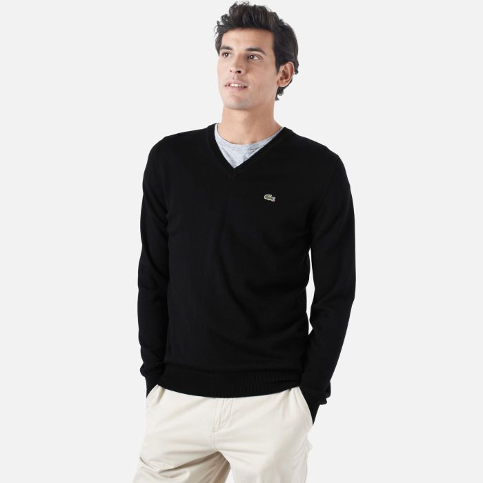 Lambswool V-neck Sweater