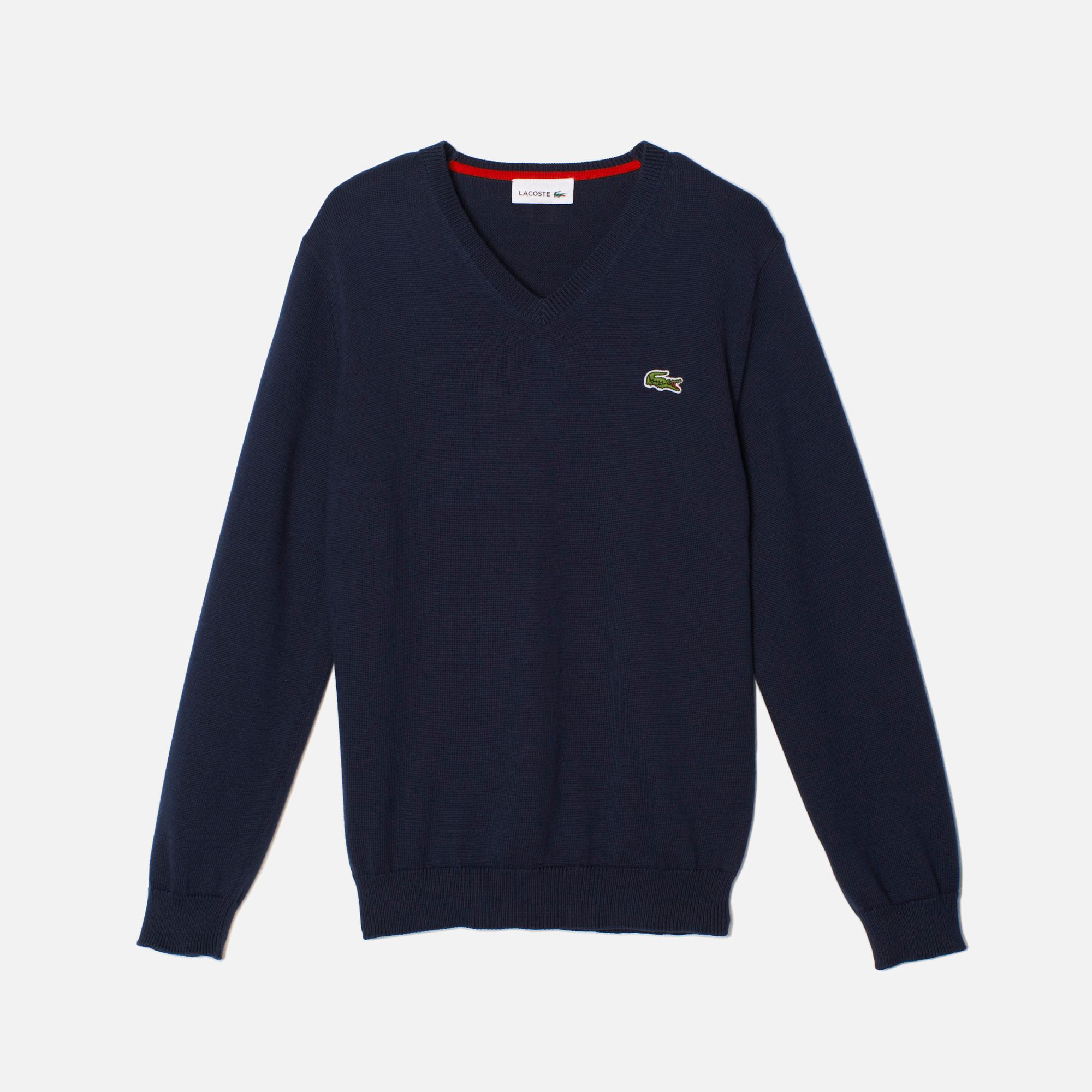 Lacoste Plain V-neck sweater Boy