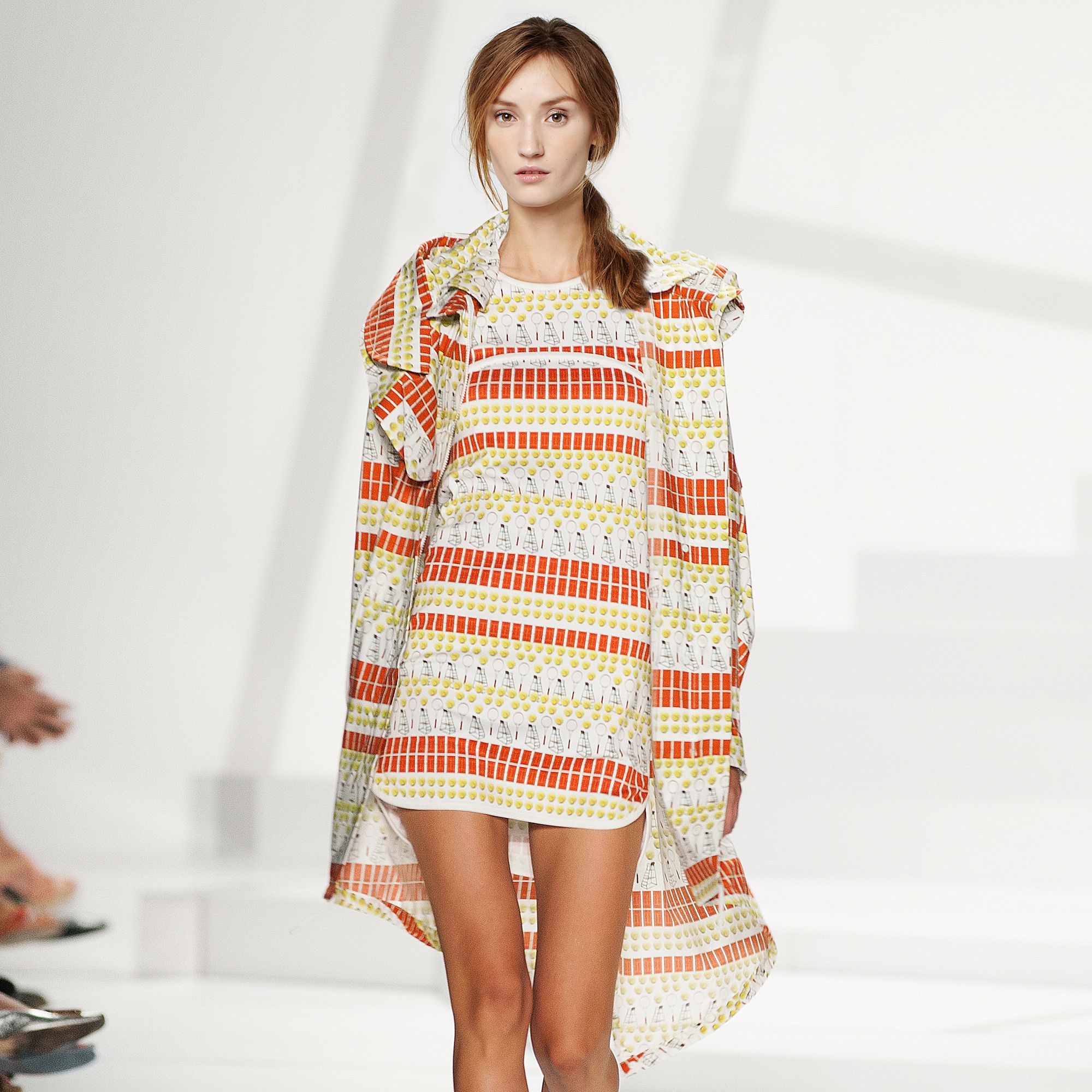 Lacoste Fashion Show patterned full jacket Women
