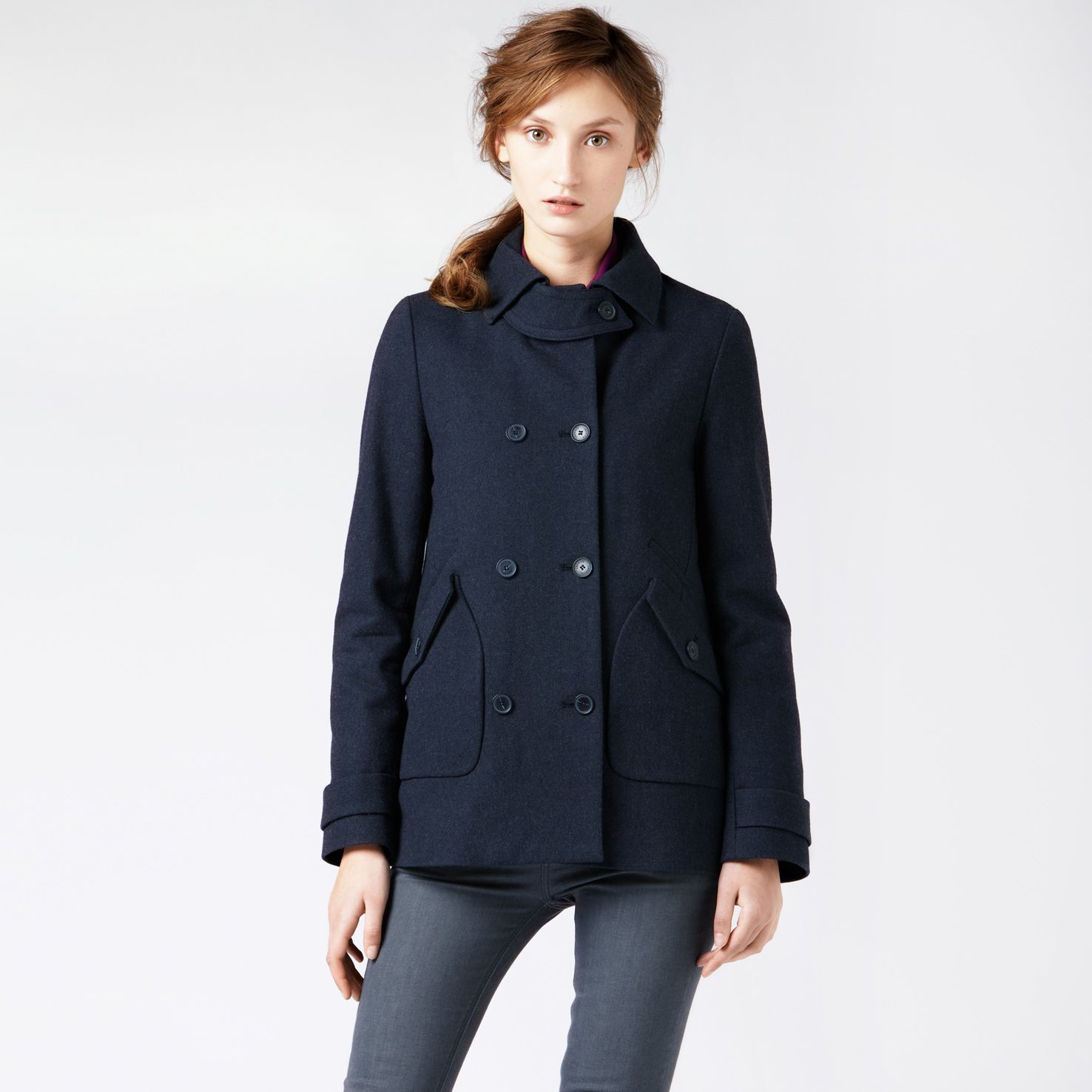 Lacoste Buttoned jacket with pockets Women