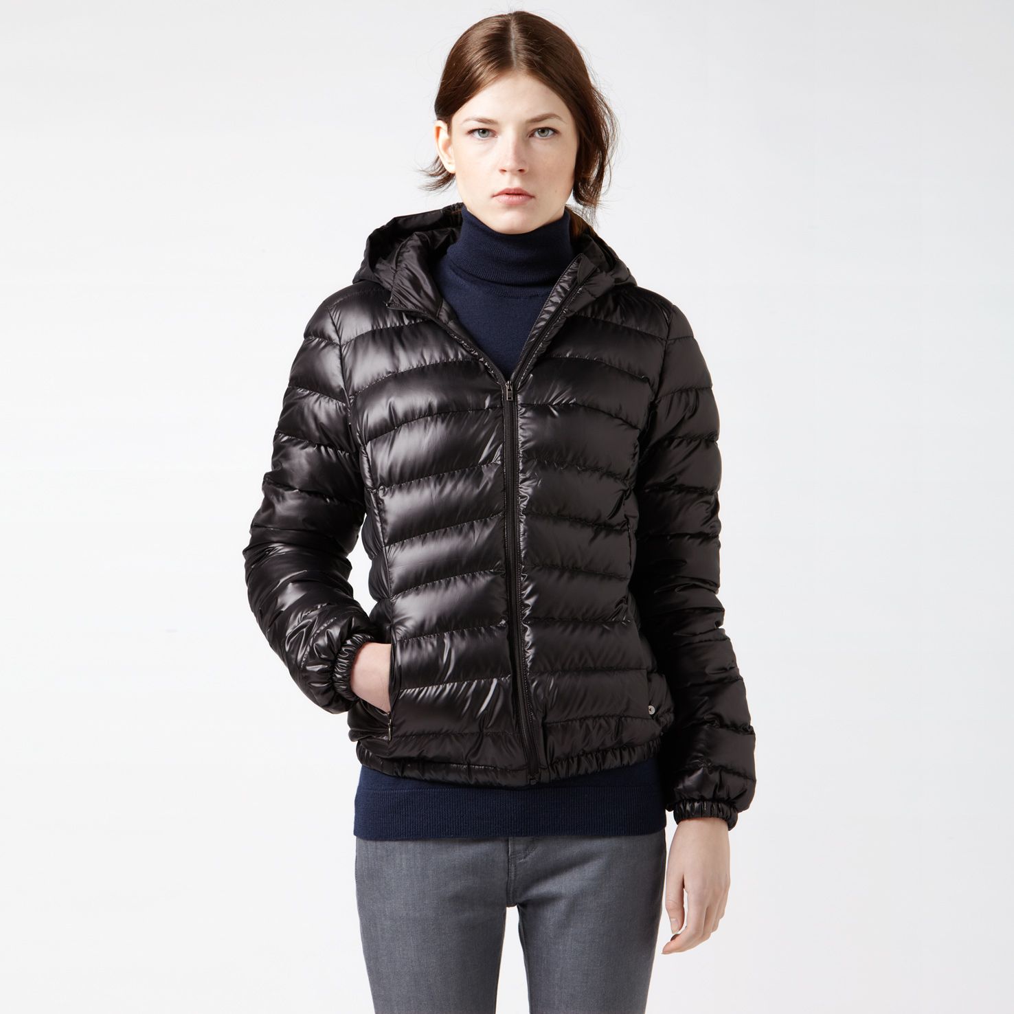 Lacoste Hooded down jacket Women
