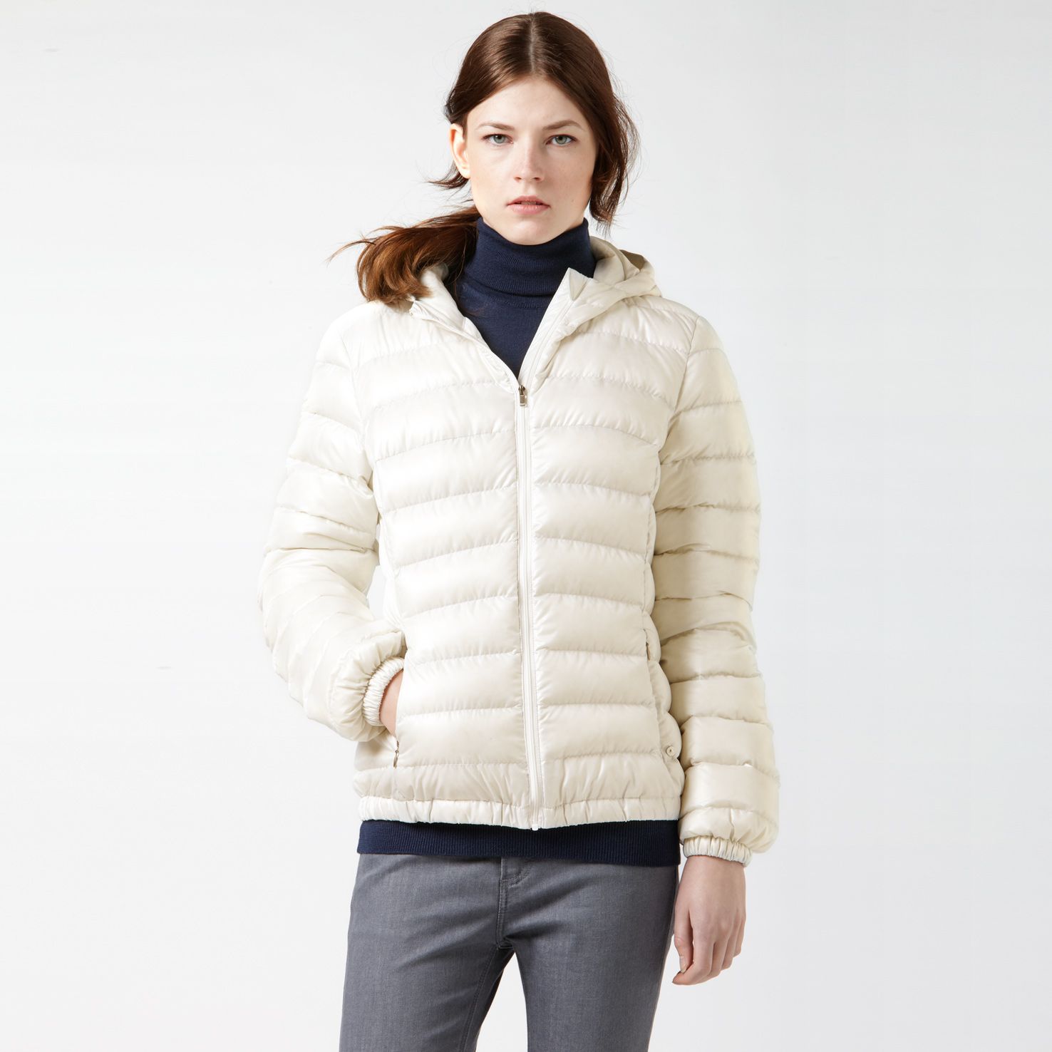 Lacoste Hooded down jacket Women