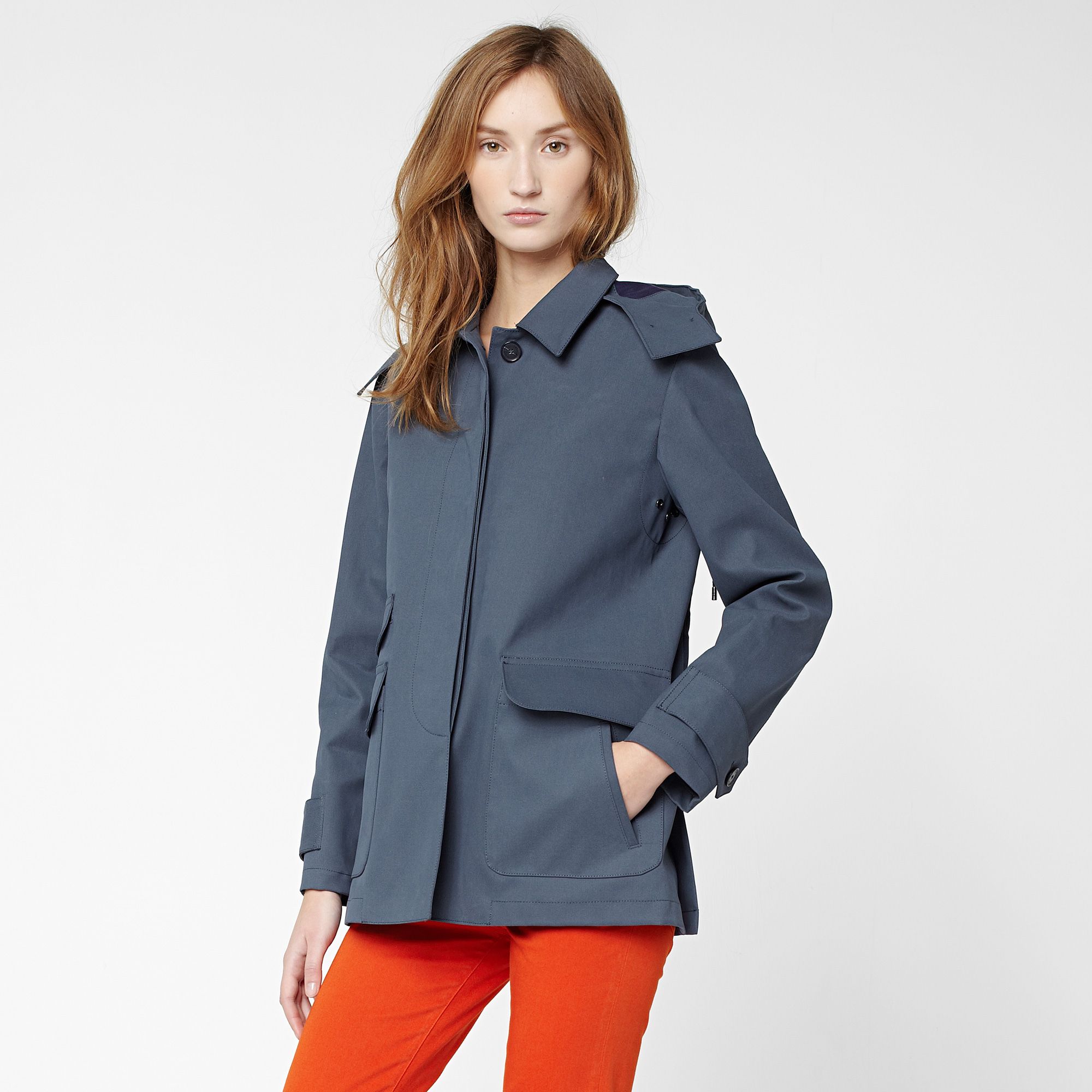Lacoste Full hooded parka. Women
