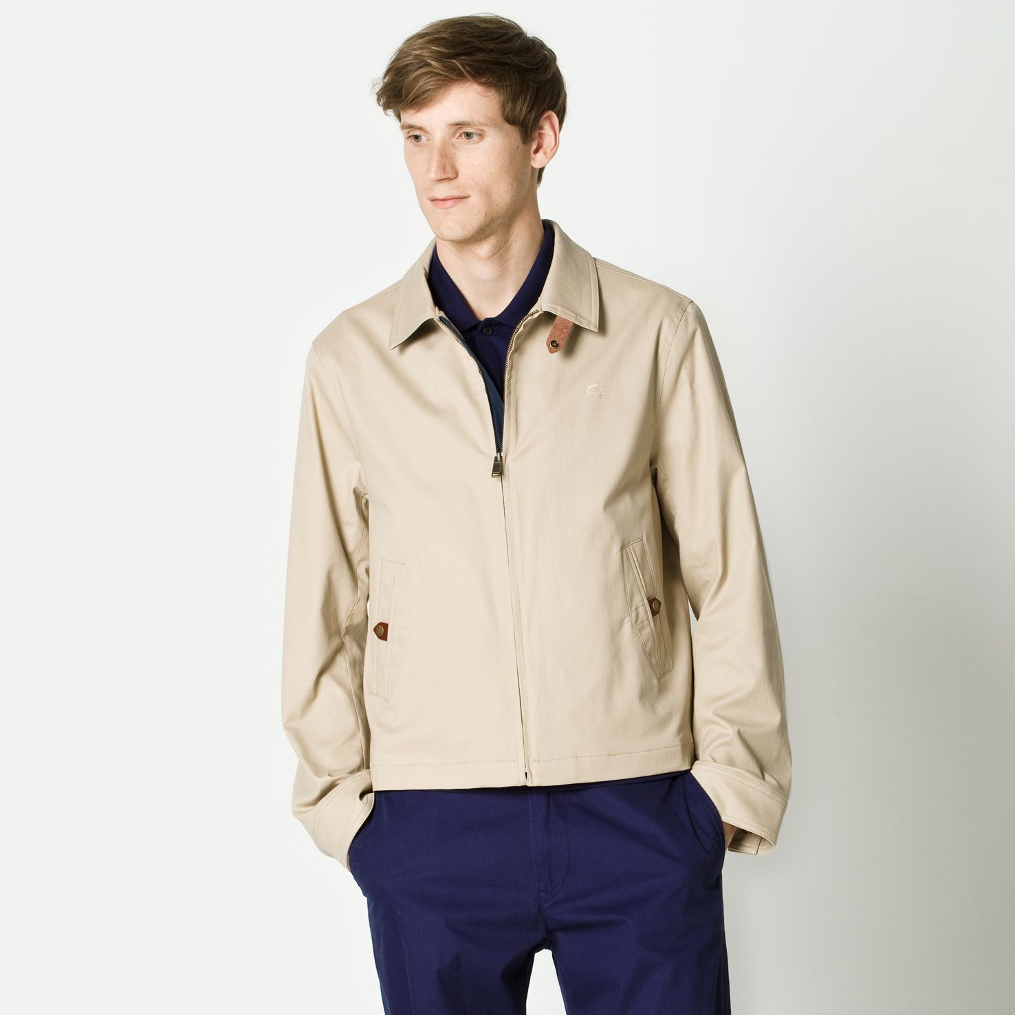 Stretch gabardine jacket