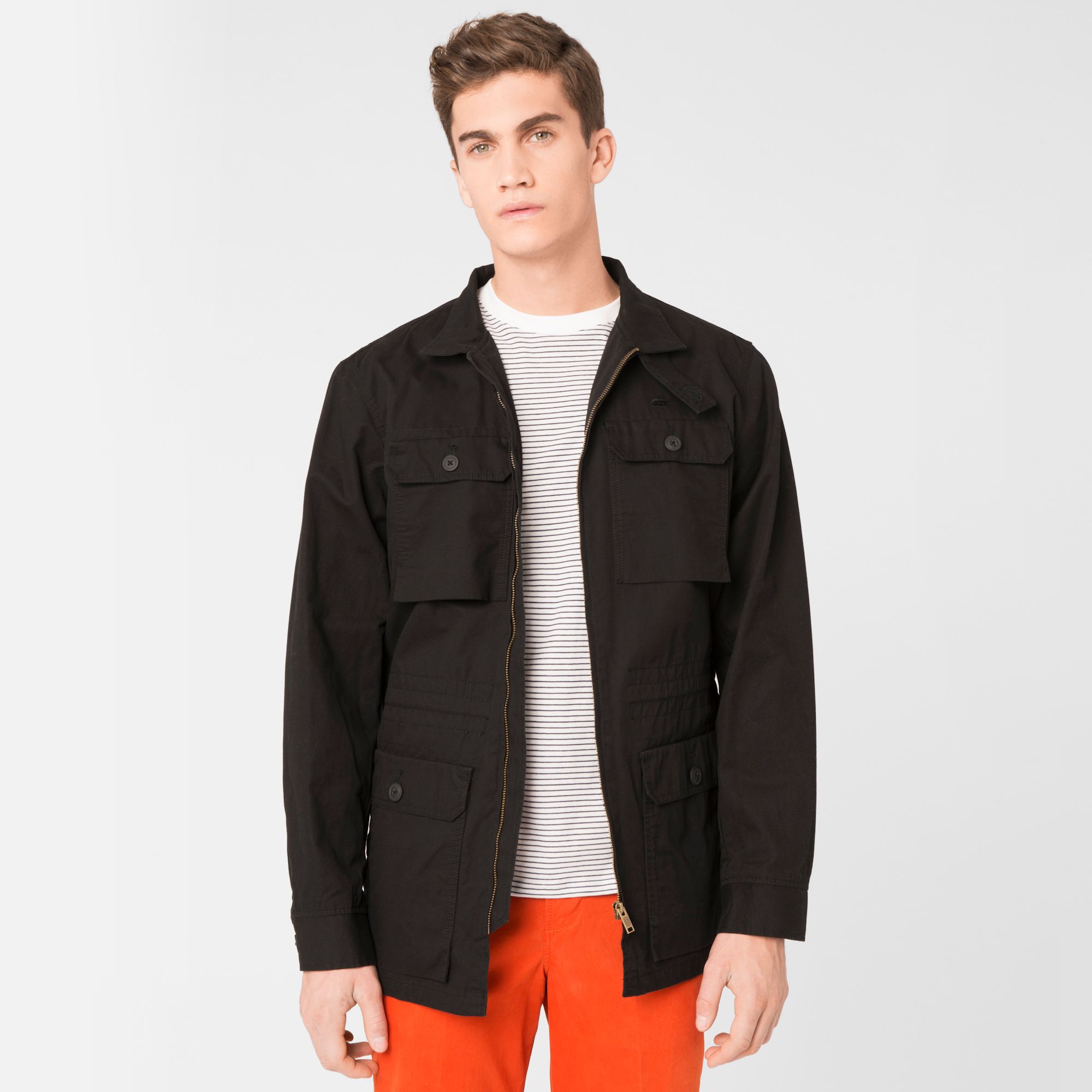 Lacoste High neck parka Men