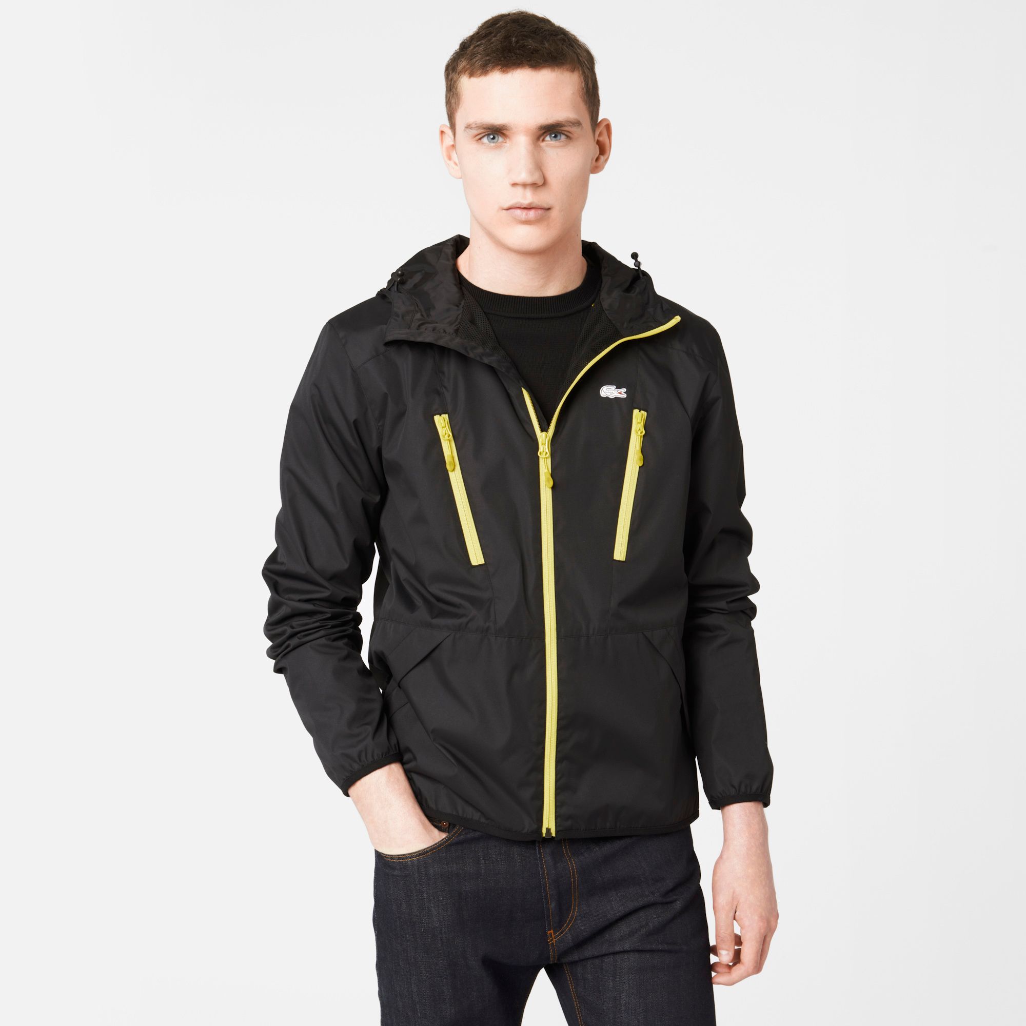 Lacoste Showerproof hooded Casual Sport jacket Men