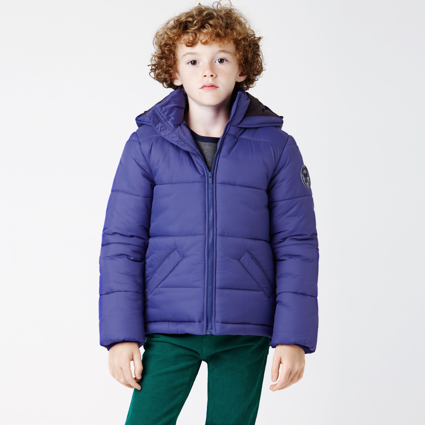 Lacoste Water repellent hooded down jacket Boy