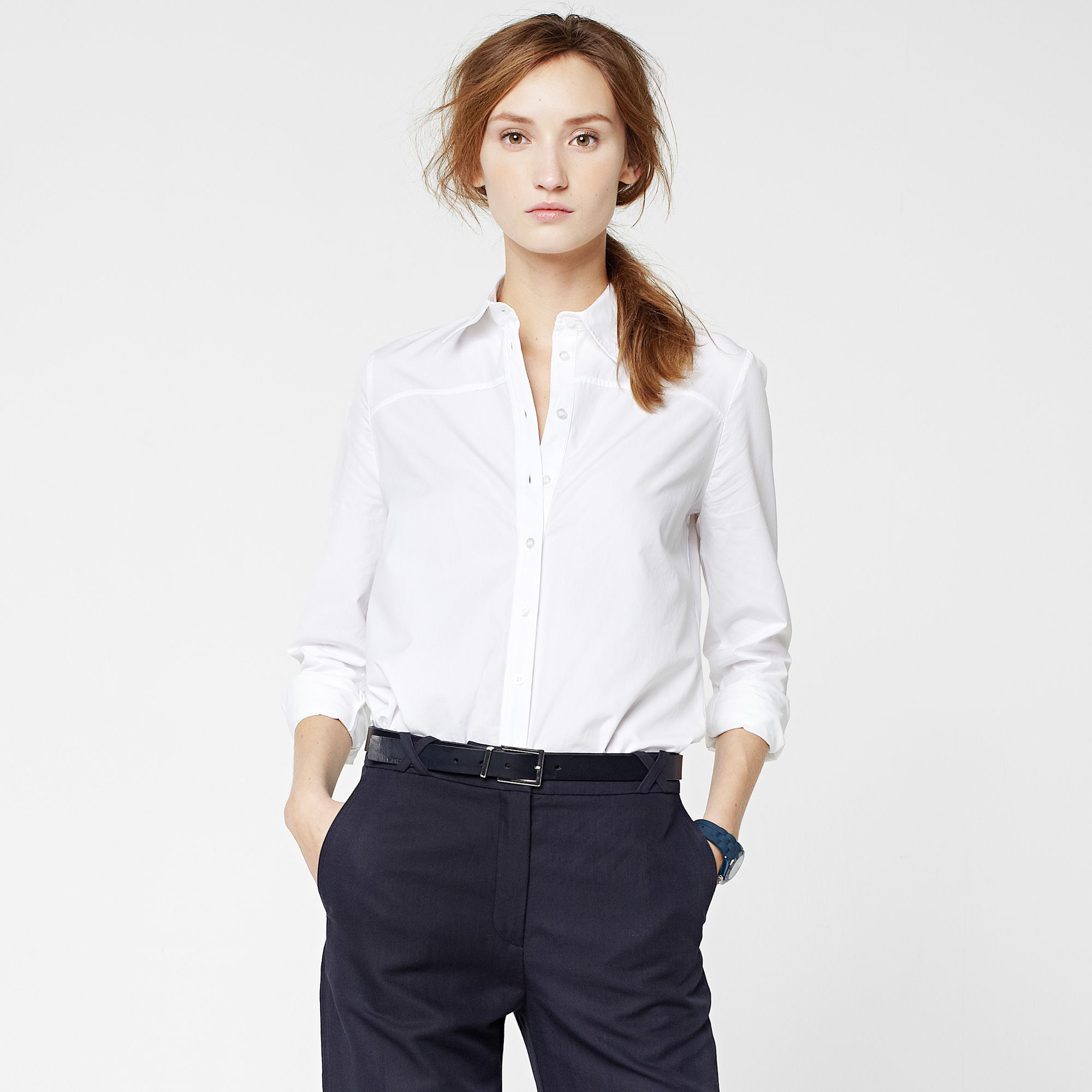 Lacoste Long sleeved plain shirt Women