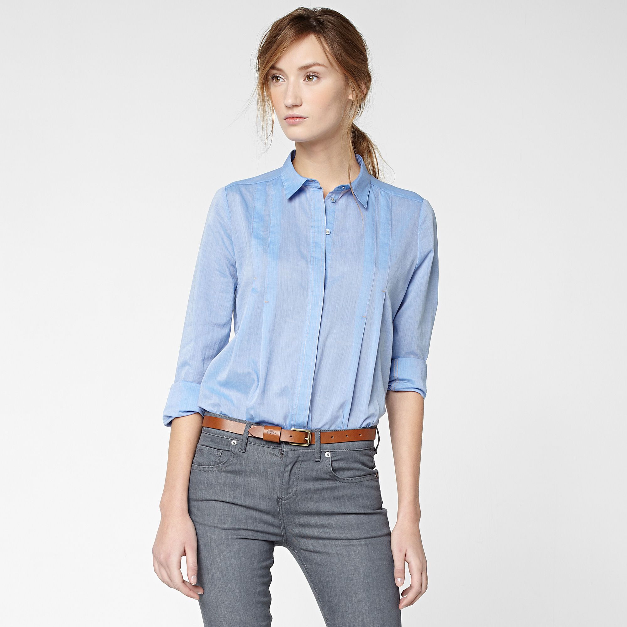 Lacoste Long-sleeved light shirt Women