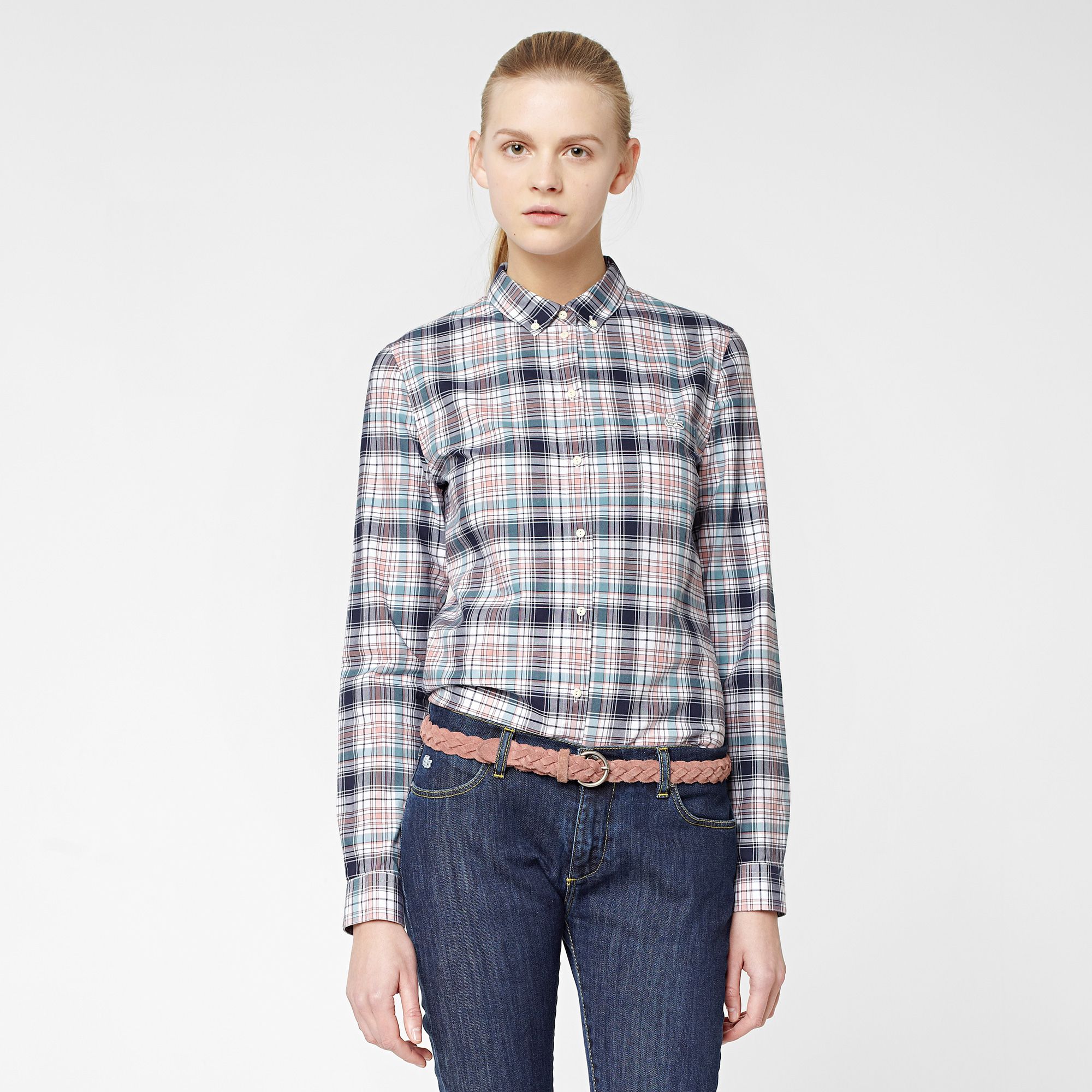  Lacoste Live check shirt Women