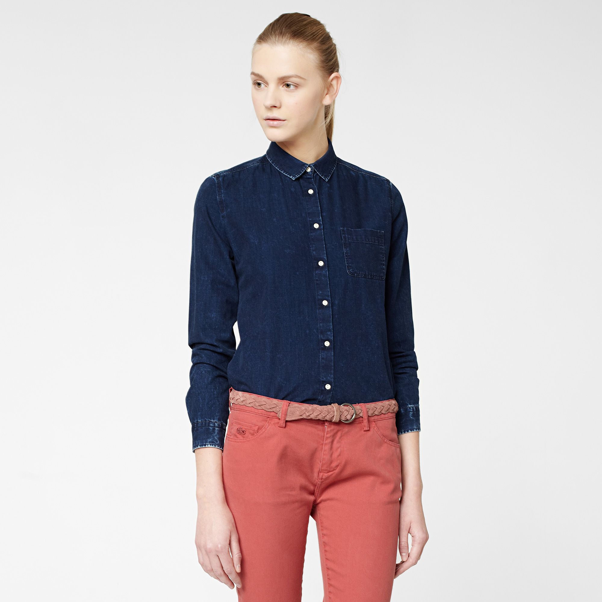  Lacoste Live denim shirt Women