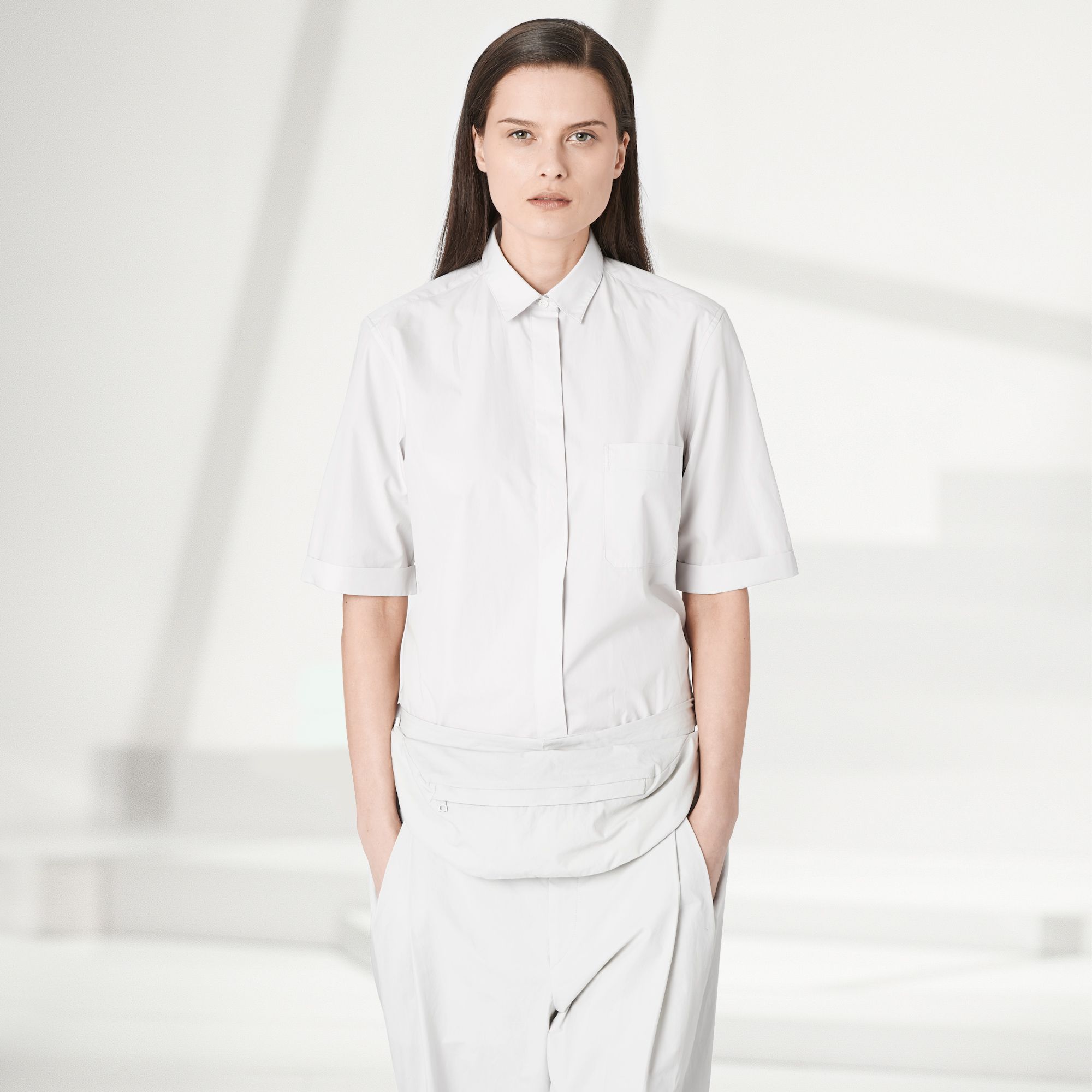 Lacoste Fashion Show shirt with elbow-length sleeves Women