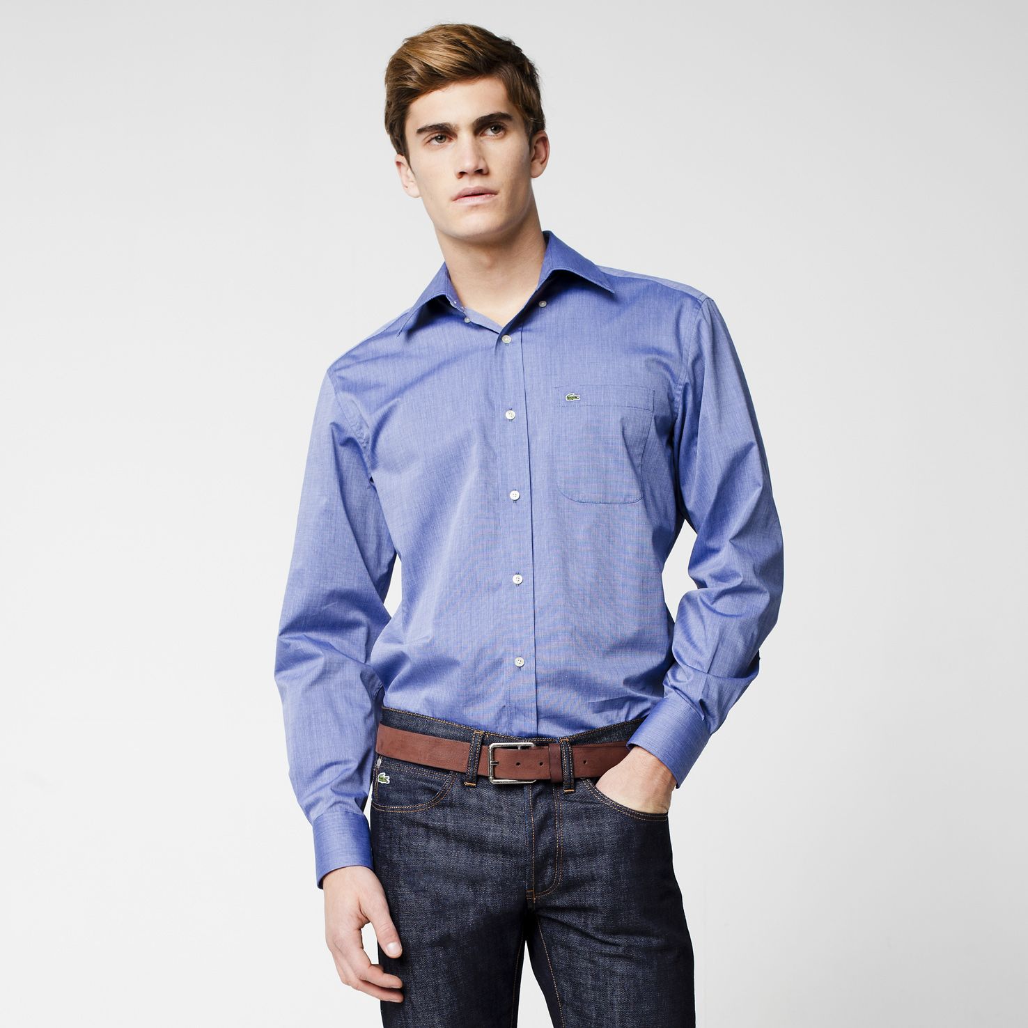 Lacoste Plain regular fit shirt Men