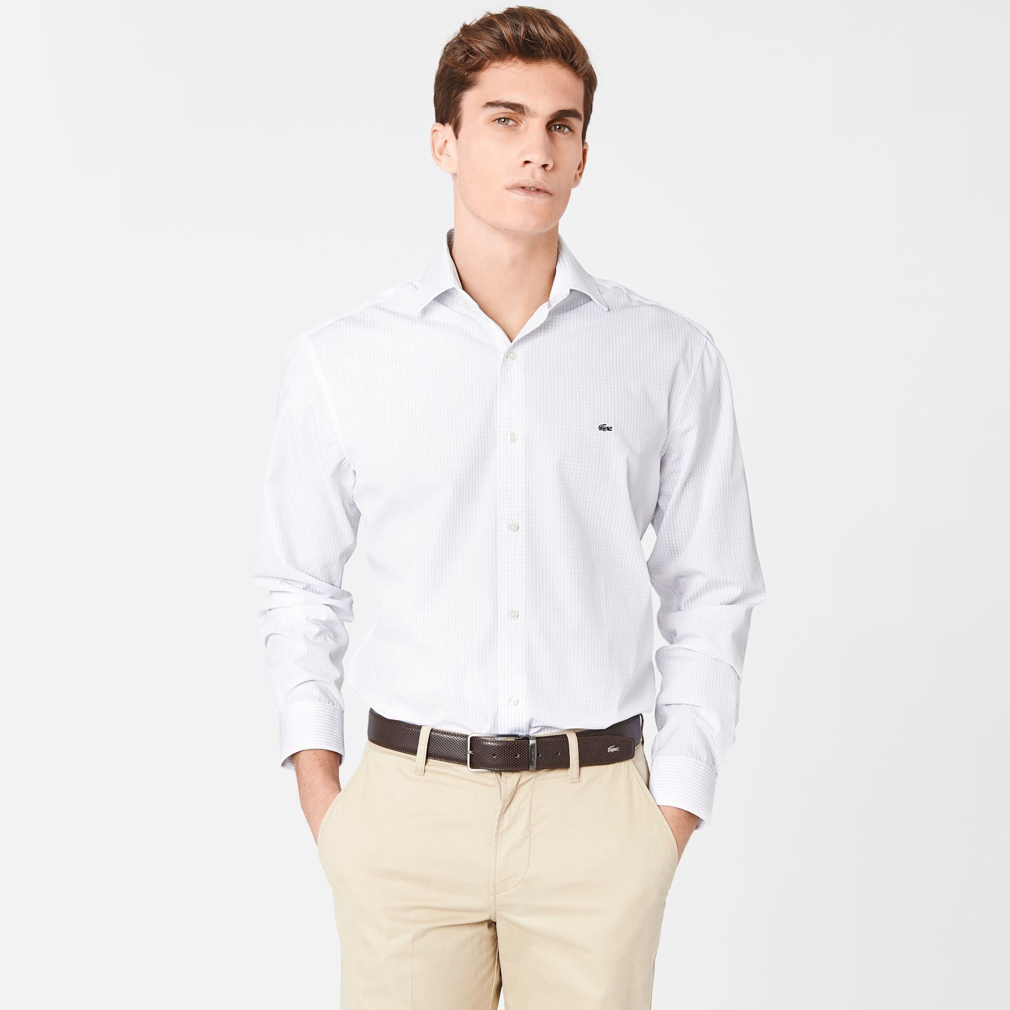 Lacoste Tailored fit check shirt Men