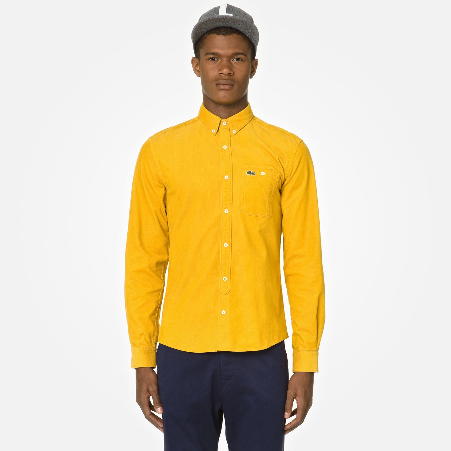 Lacoste Live skinny fit needlecord shirt