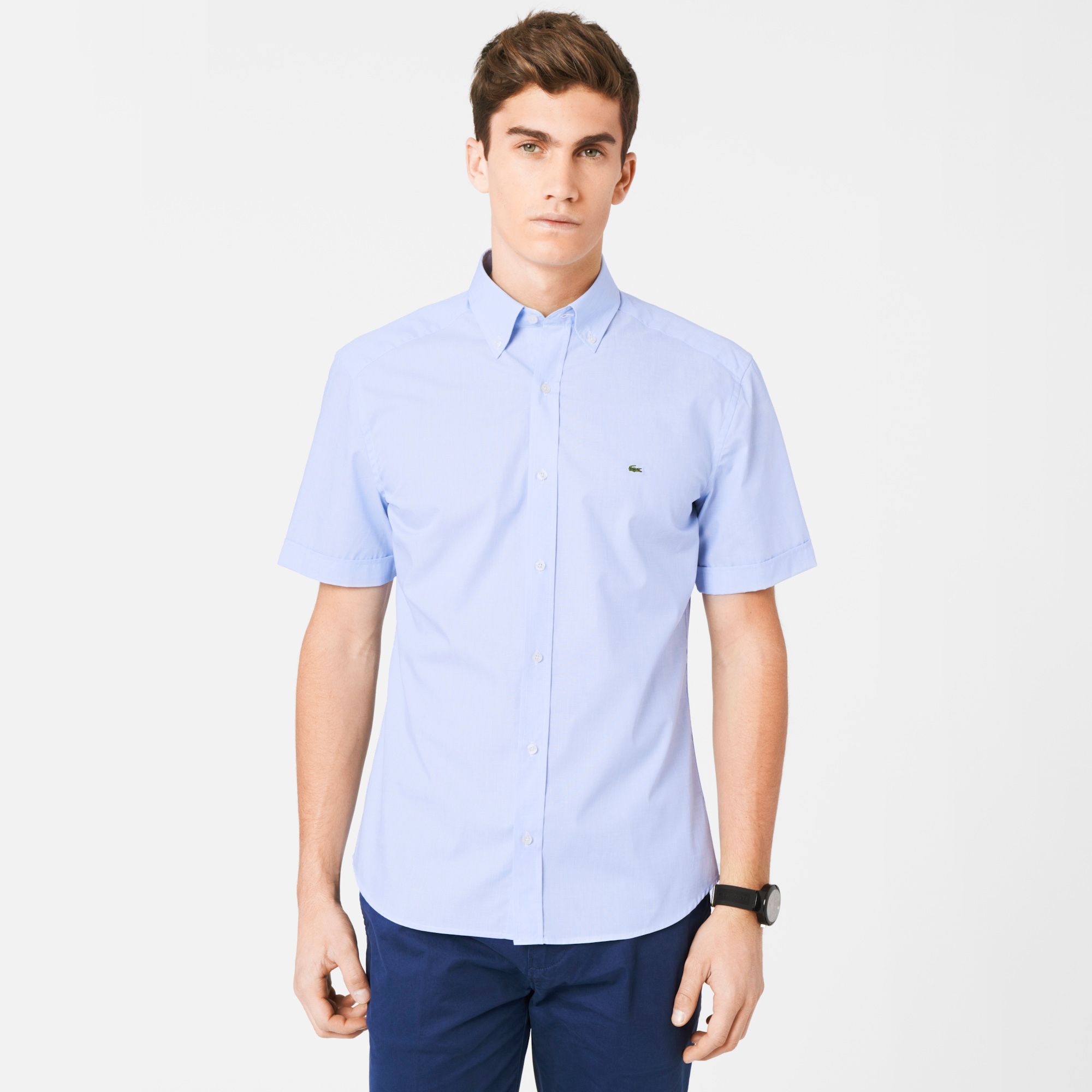 Lacoste Plain Slim fit shirt Men