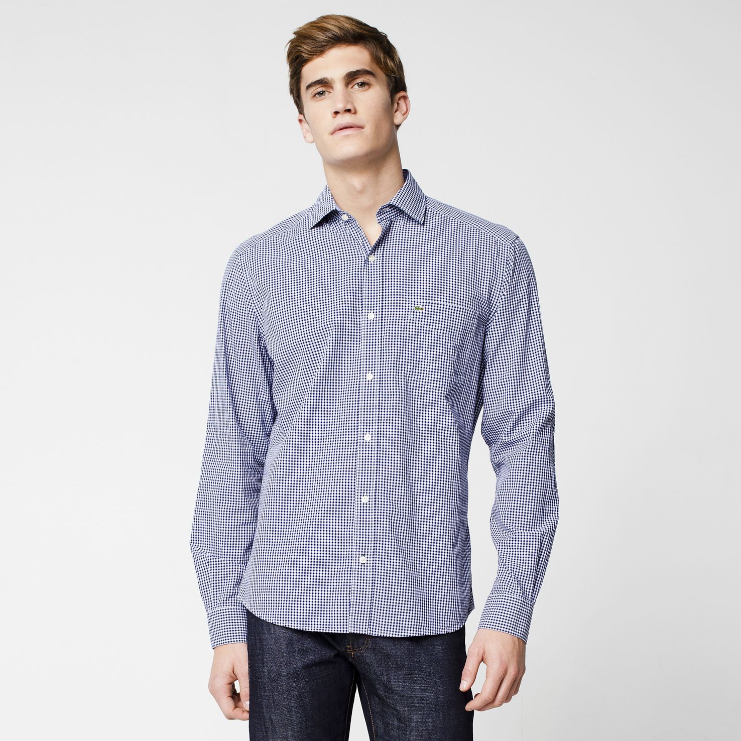 Lacoste Tailored fit Vichy shirt Men